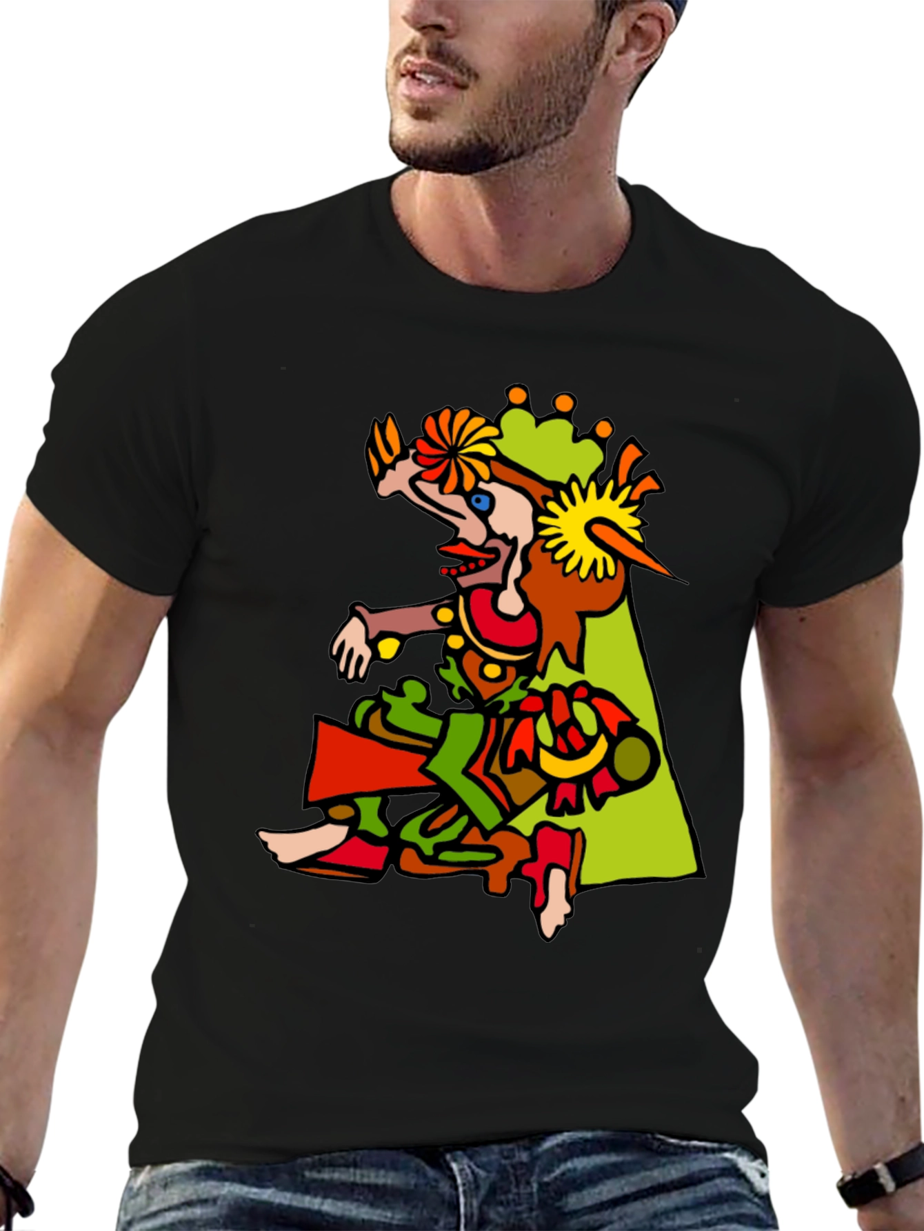 Abstract Art Graphic Tee - Unique Design
