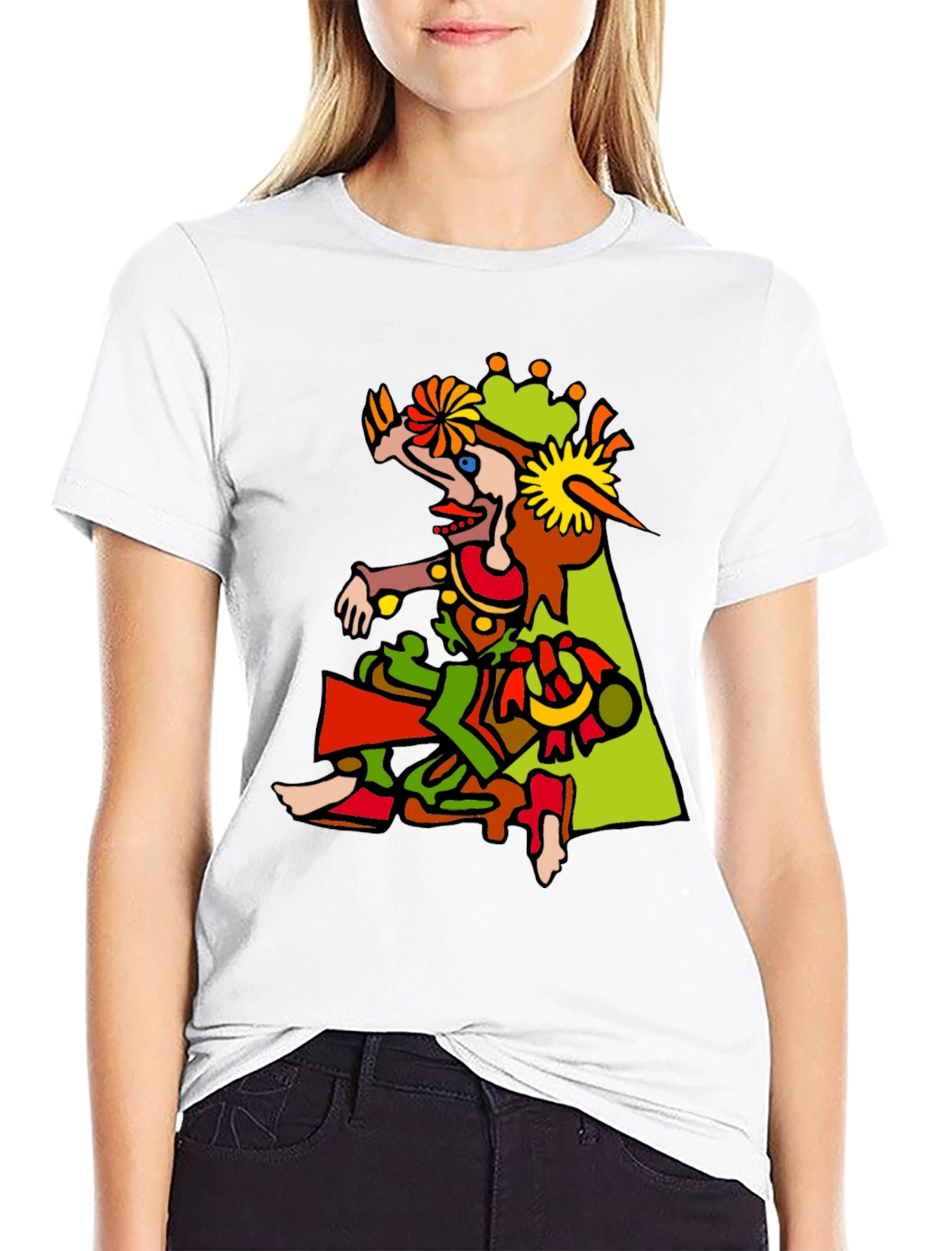 Abstract Art Graphic Tee - Unique Design