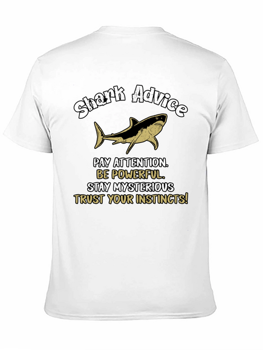 Shark Advice Graphic T-Shirt - Pay Attention Tee