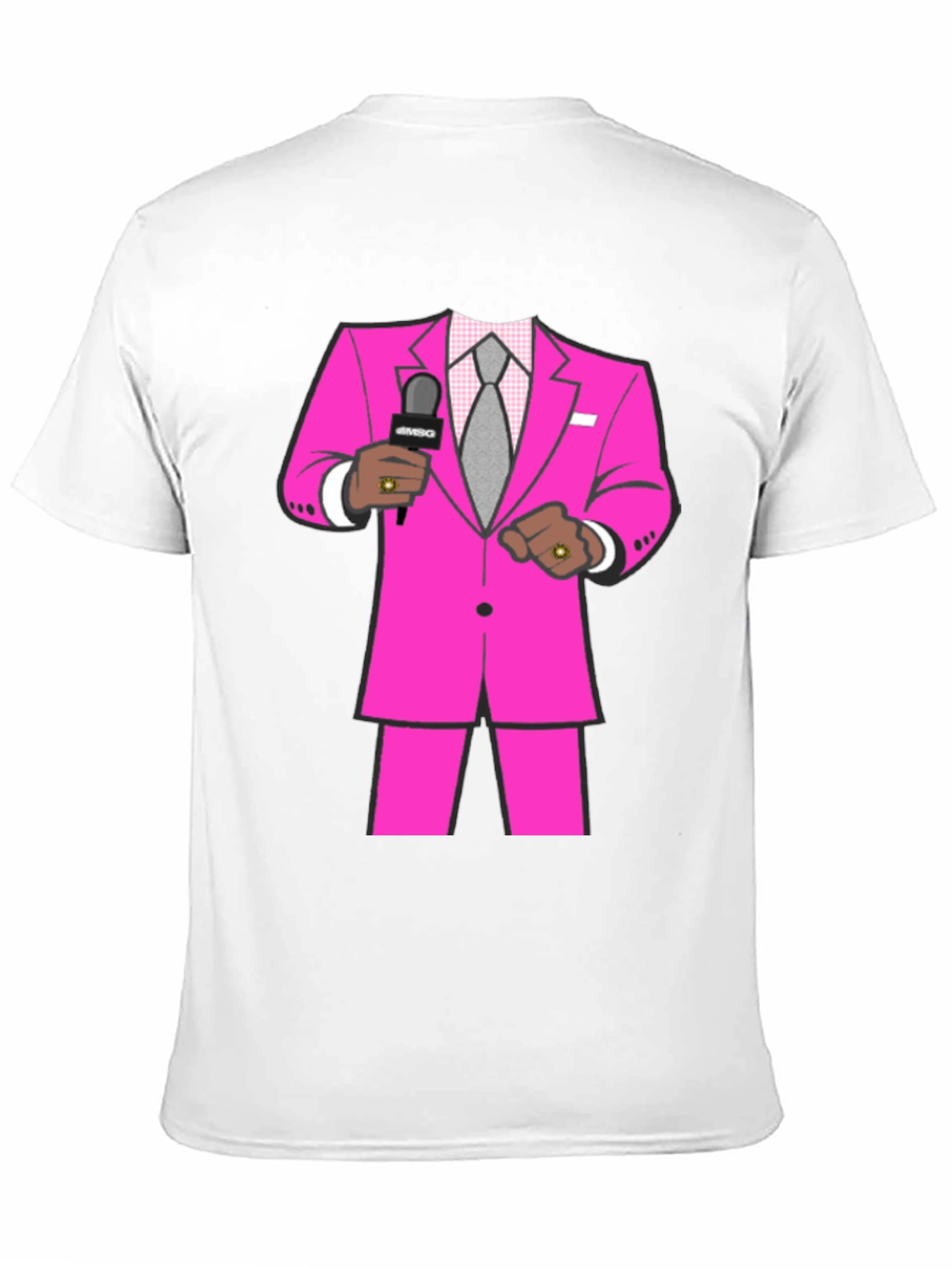 Pink Suit Graphic Tee - Stand Out Style