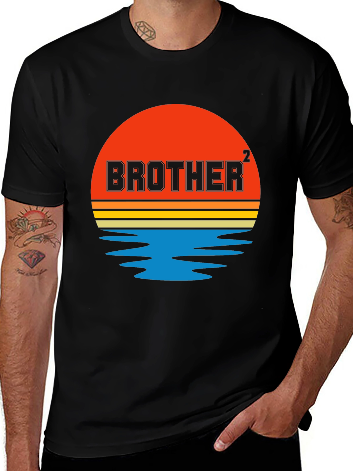 Retro Brother Squared Graphic Tee