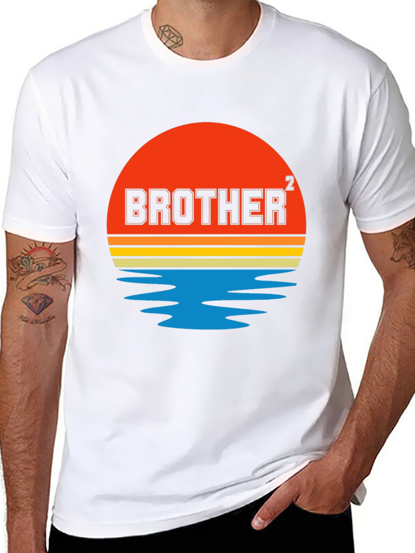 Retro Brother Squared Graphic Tee