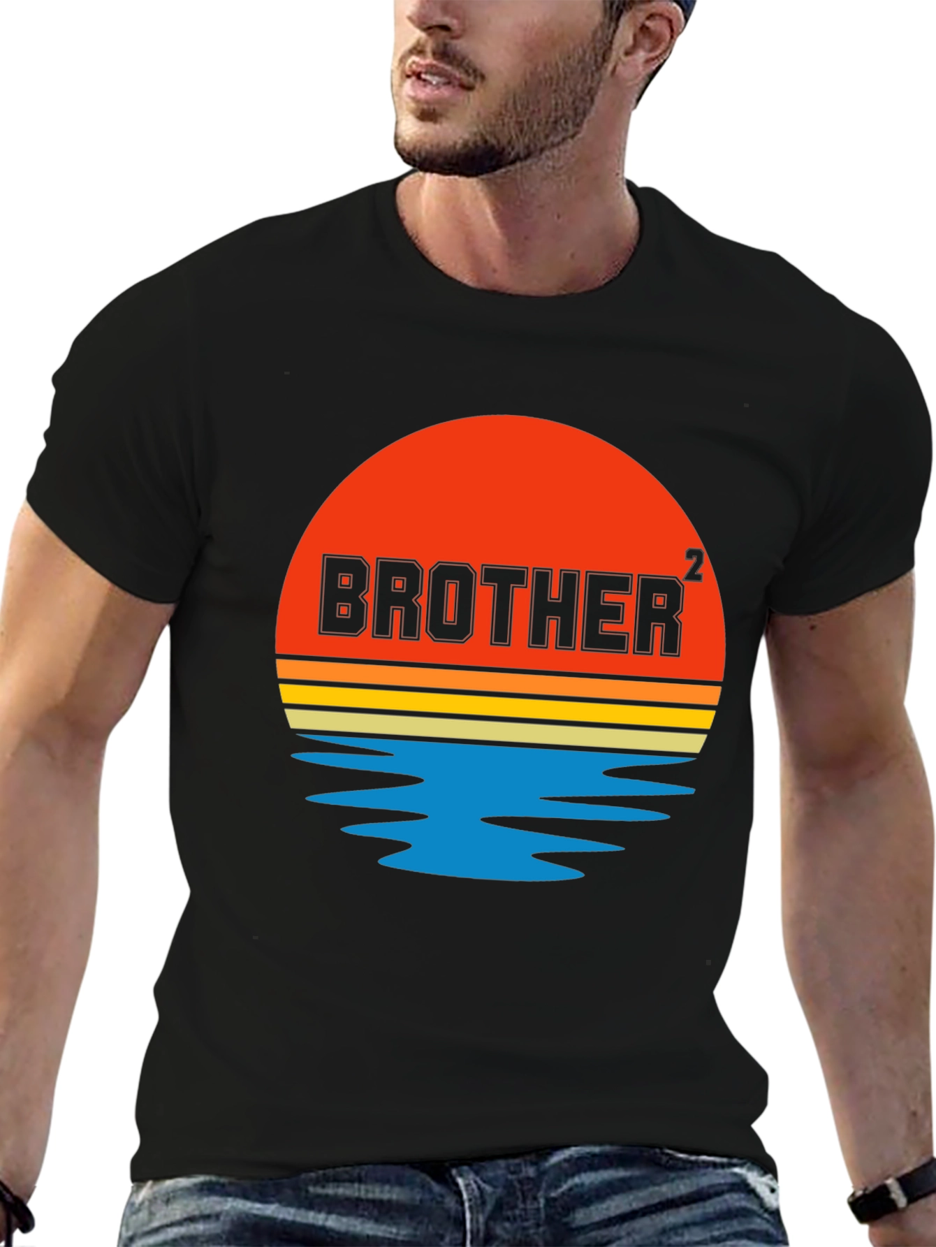 Retro Brother Squared Graphic Tee