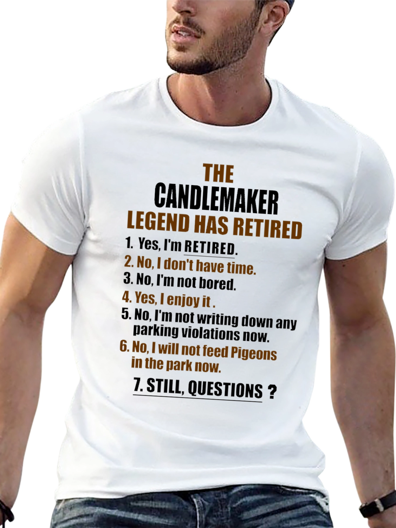 The Candlemaker Legend Retired Novelty Graphic T-Shirt