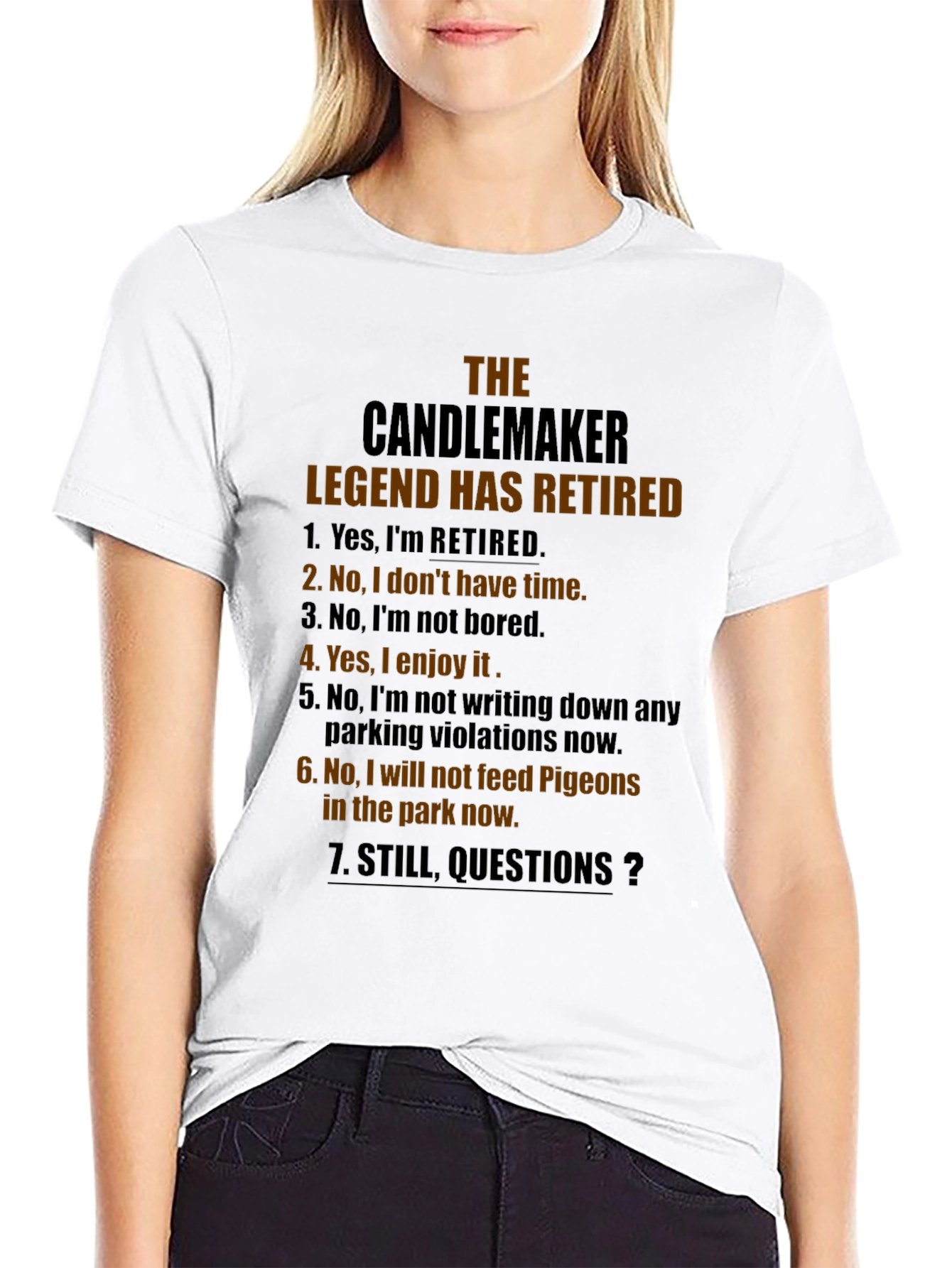 The Candlemaker Legend Retired Novelty Graphic T-Shirt