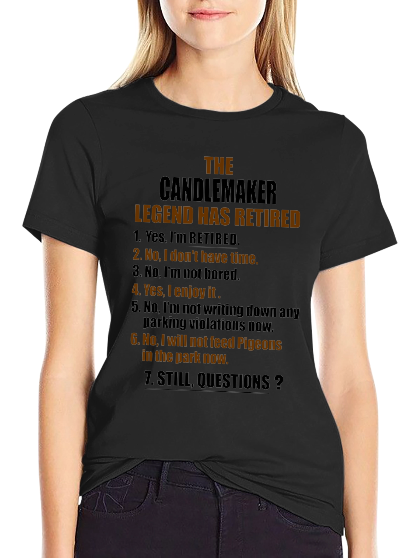 The Candlemaker Legend Retired Novelty Graphic T-Shirt