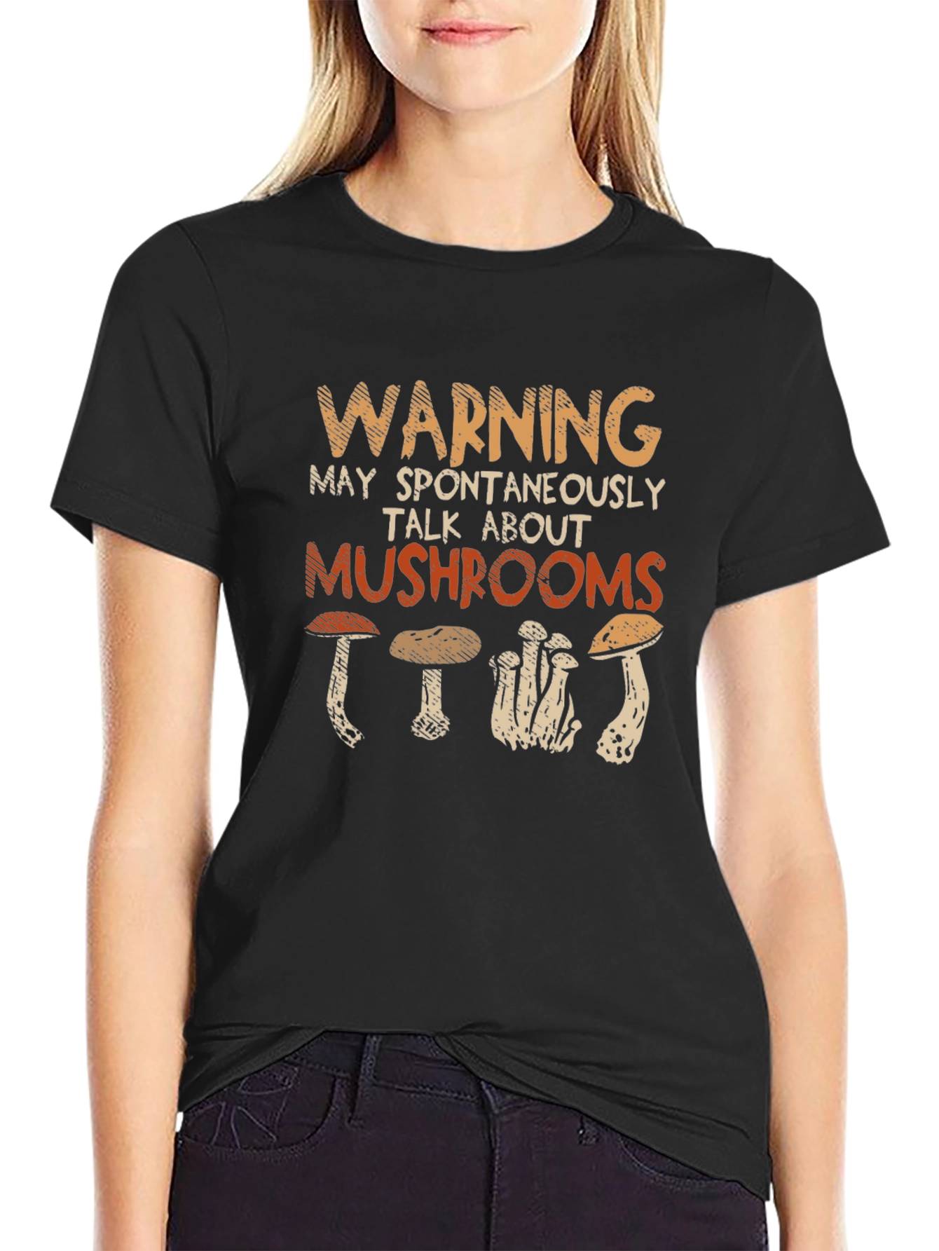 Mushroom Lovers Warning T-Shirt