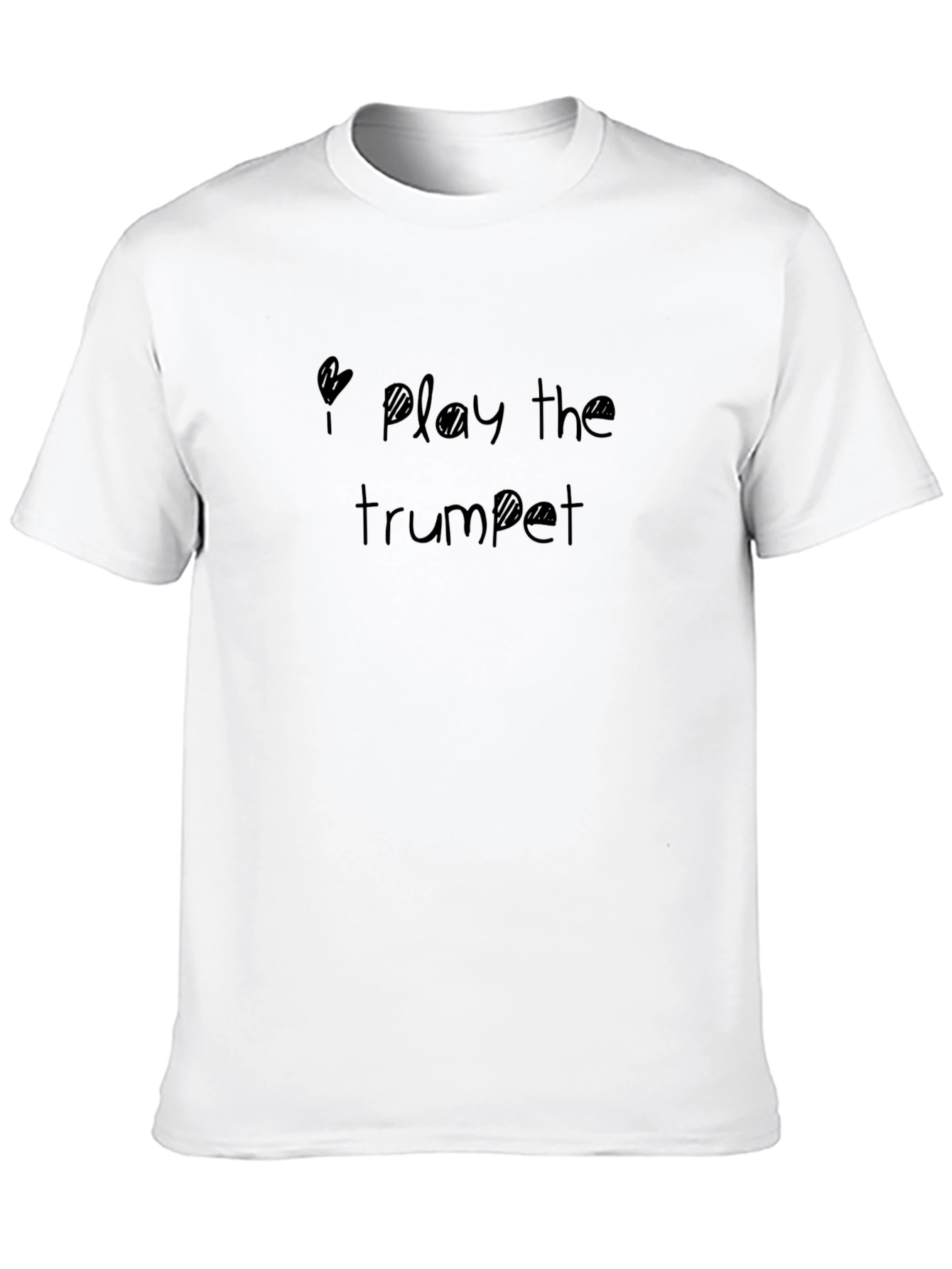 I Play the Trumpet Black T-Shirt