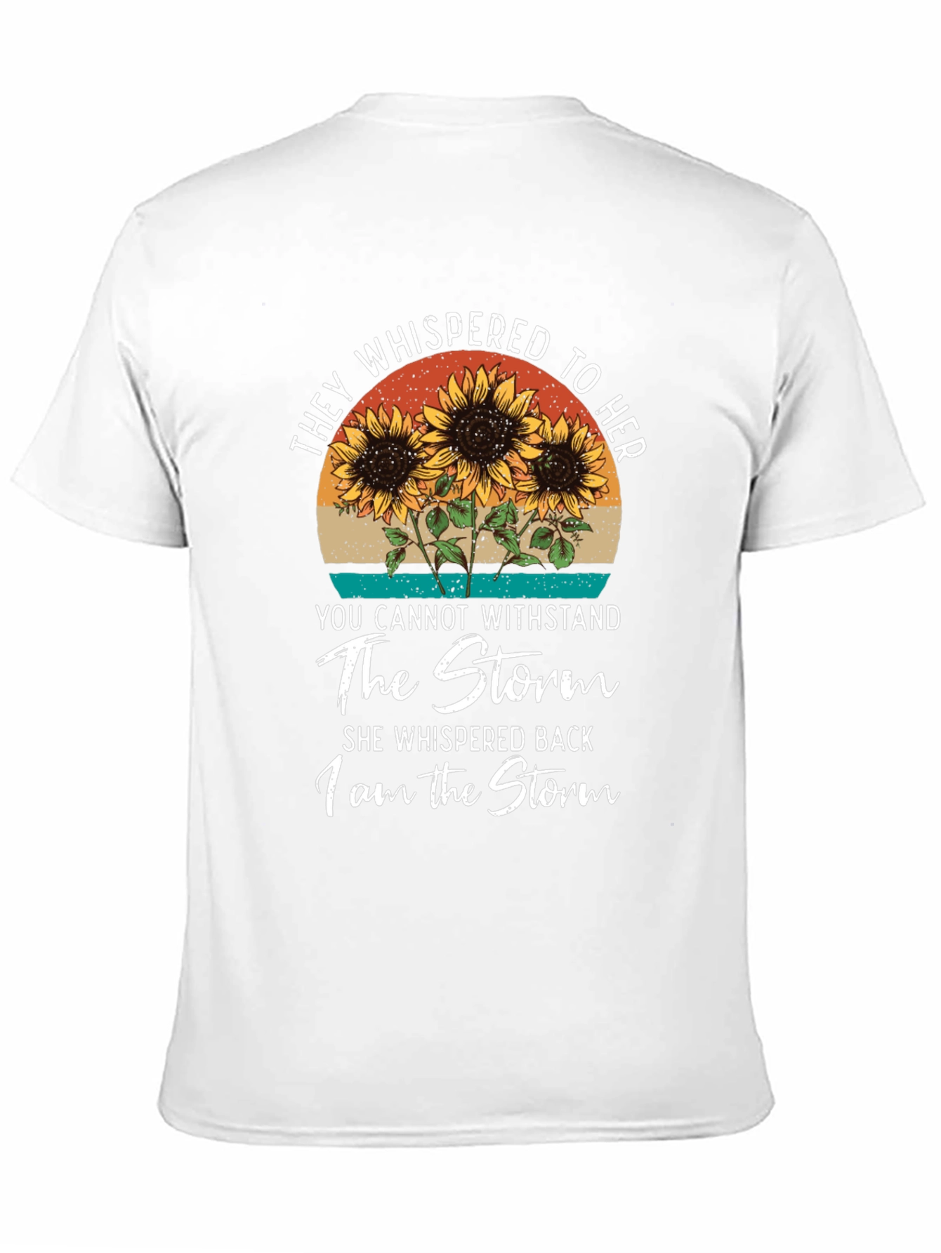 I Am The Storm Sunflower Graphic Tee