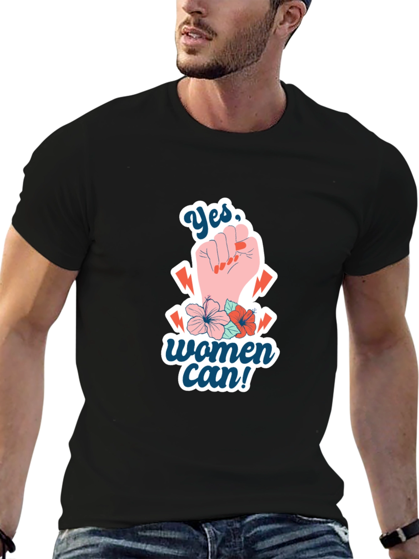 Empowered Womens T-Shirt - Yes Women Can!