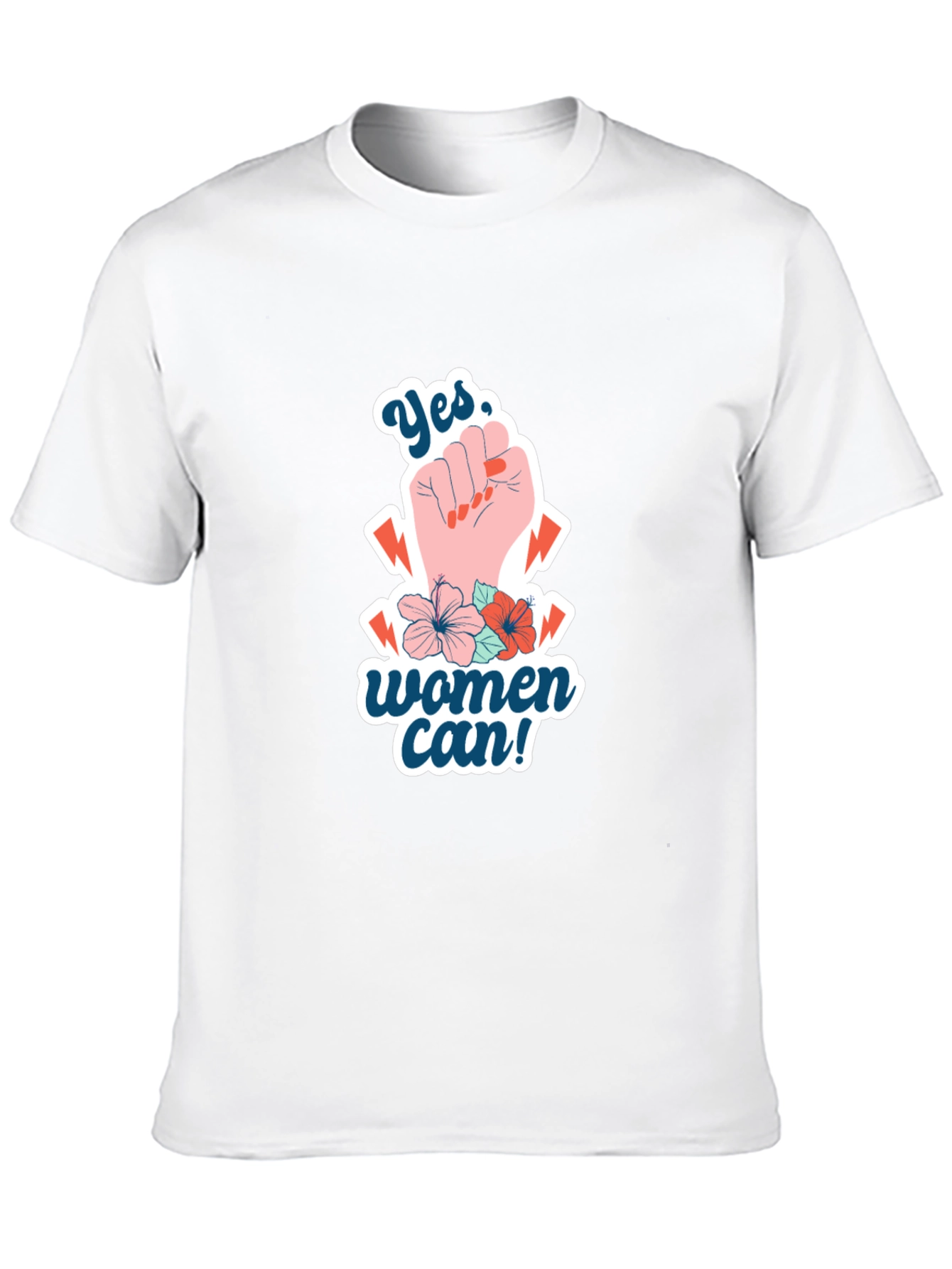 Empowered Womens T-Shirt - Yes Women Can!