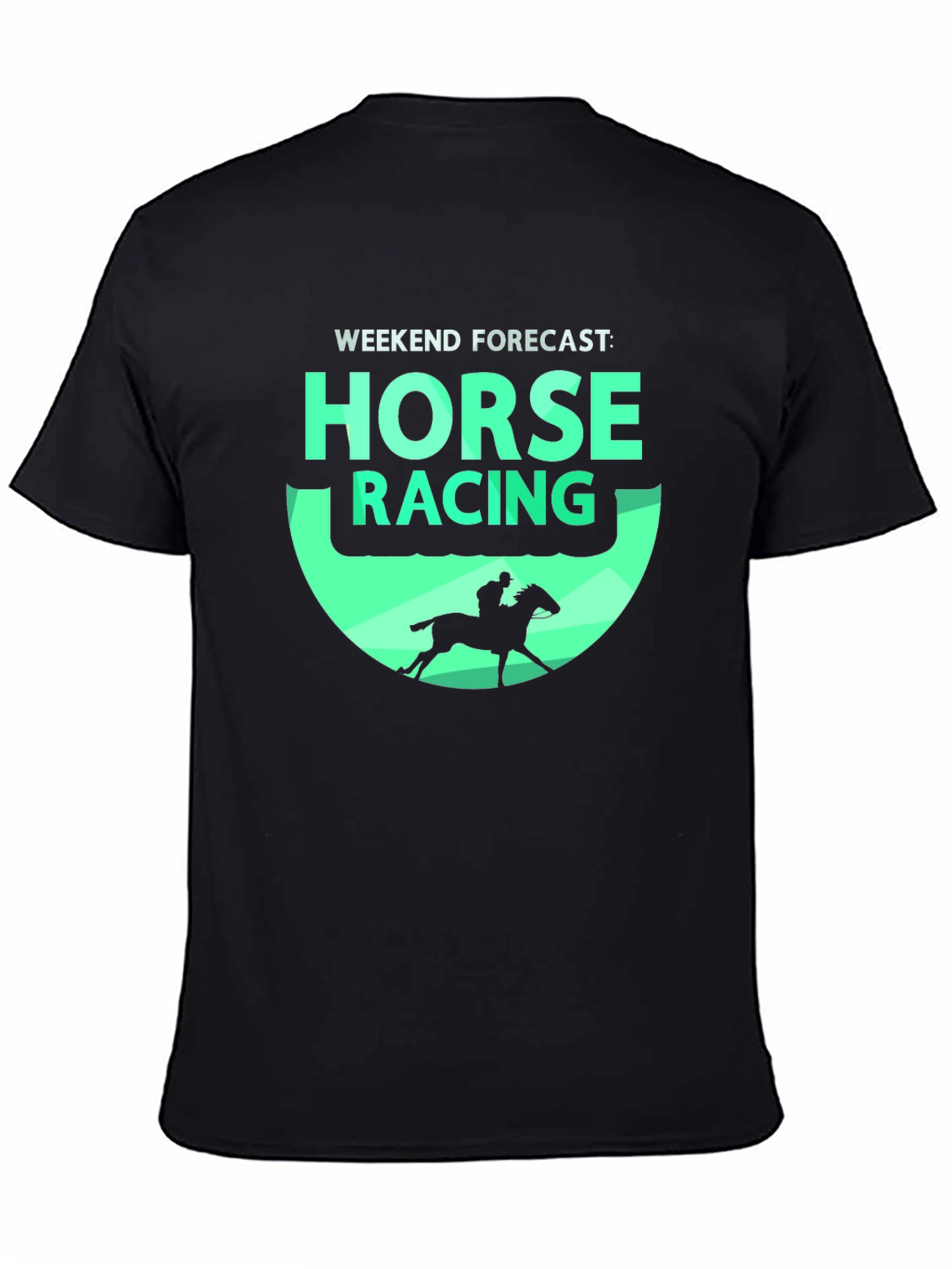 Horse Racing Weekend Forecast Graphic Tee