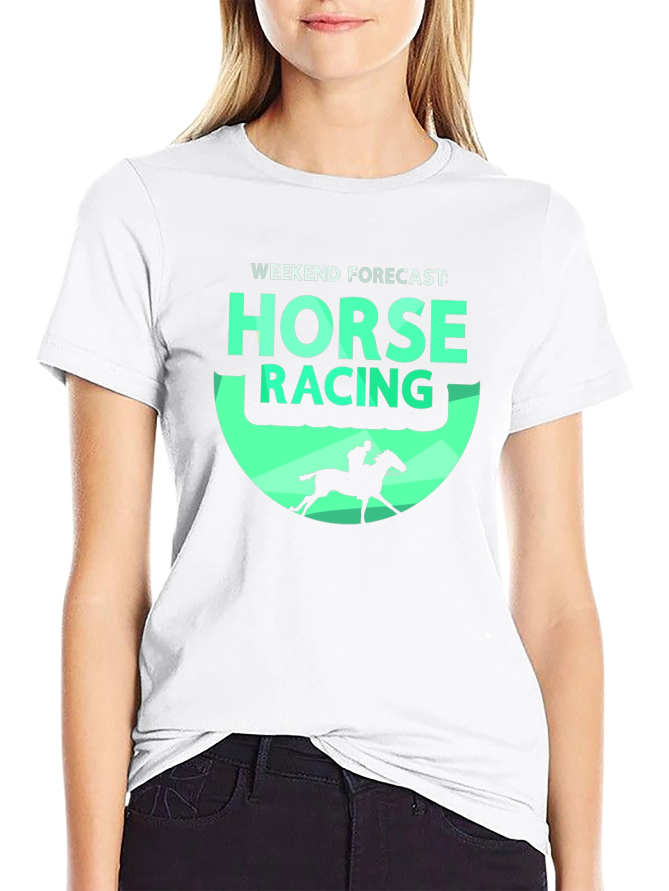 Horse Racing Weekend Forecast Graphic Tee