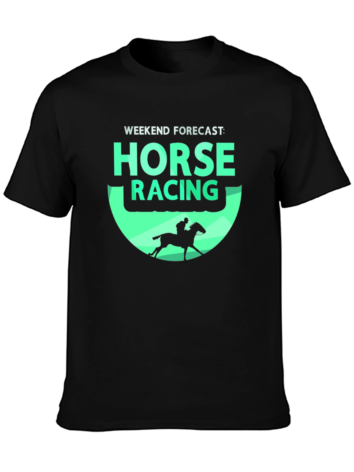 Horse Racing Weekend Forecast Graphic Tee
