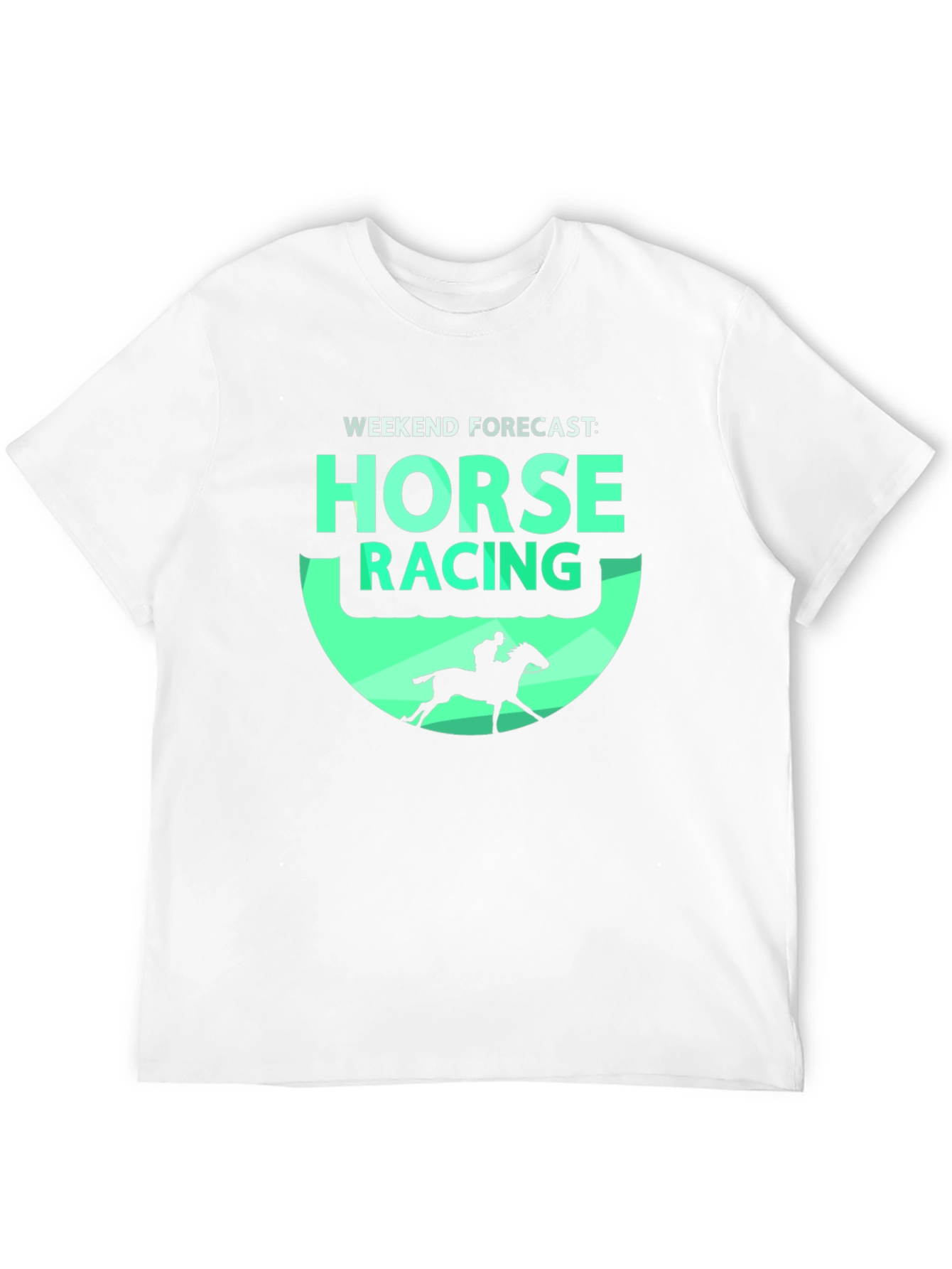 Horse Racing Weekend Forecast Graphic Tee