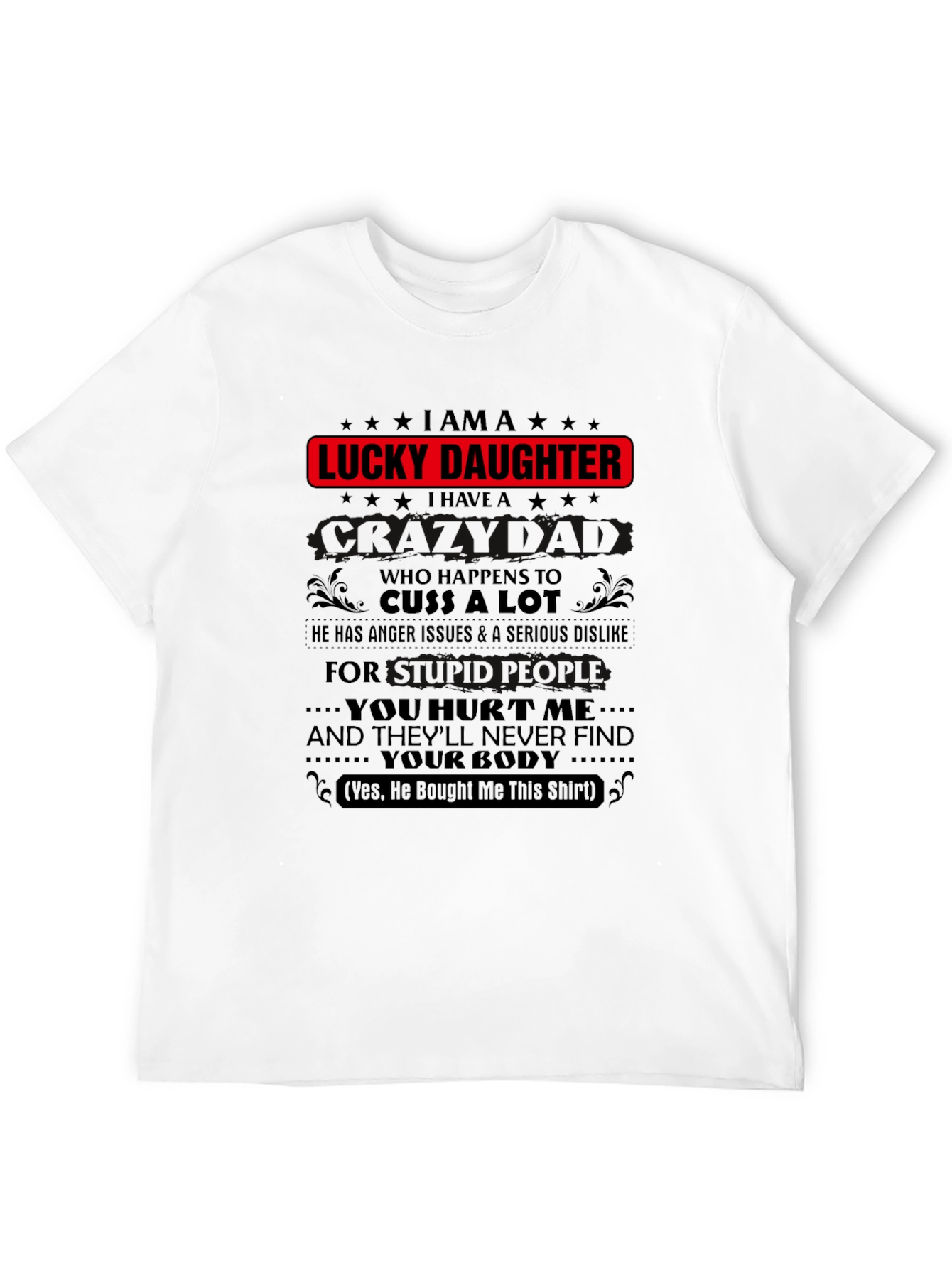 Lucky Daughter Graphic Tee - Black