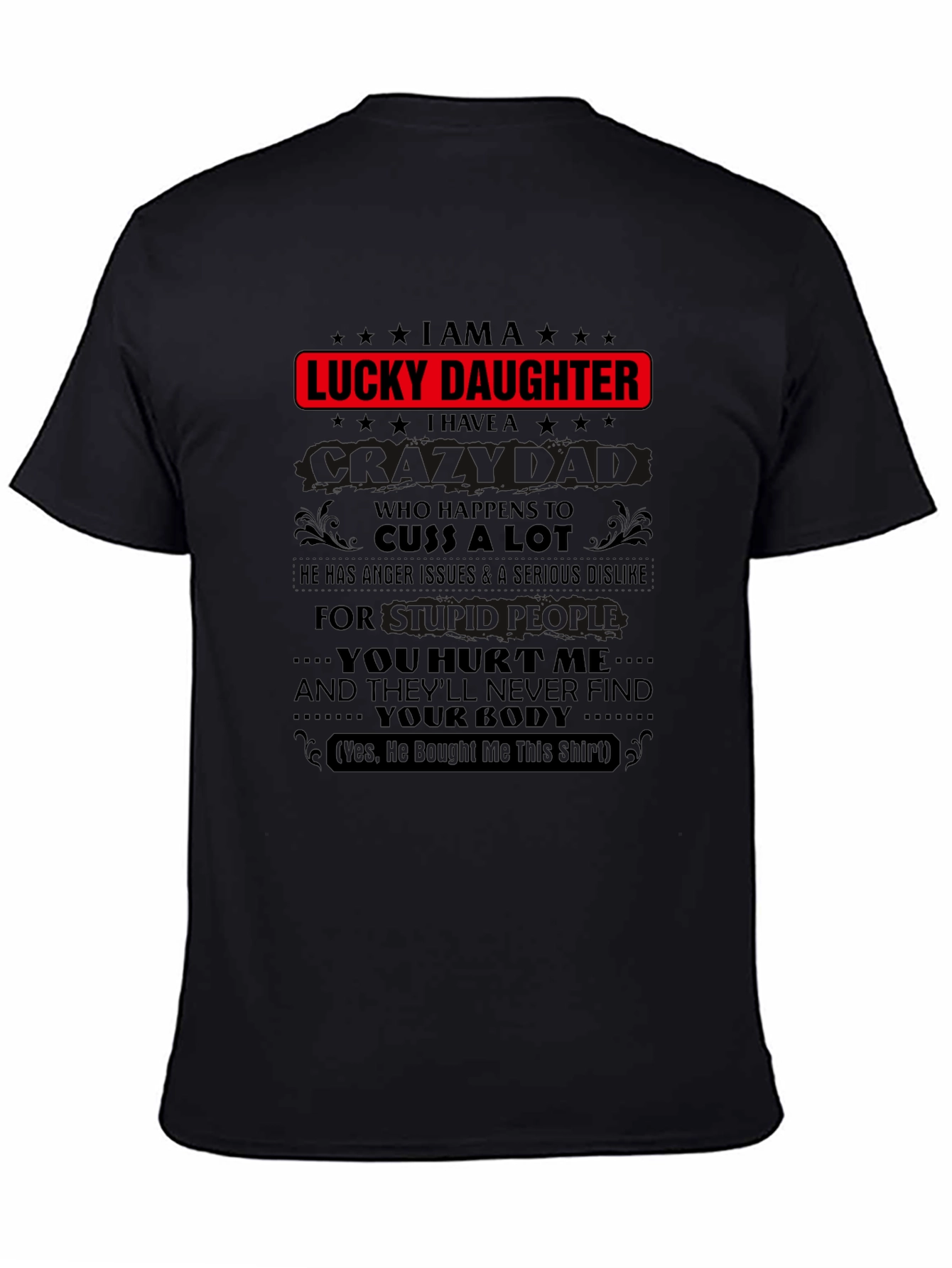 Lucky Daughter Graphic Tee - Black