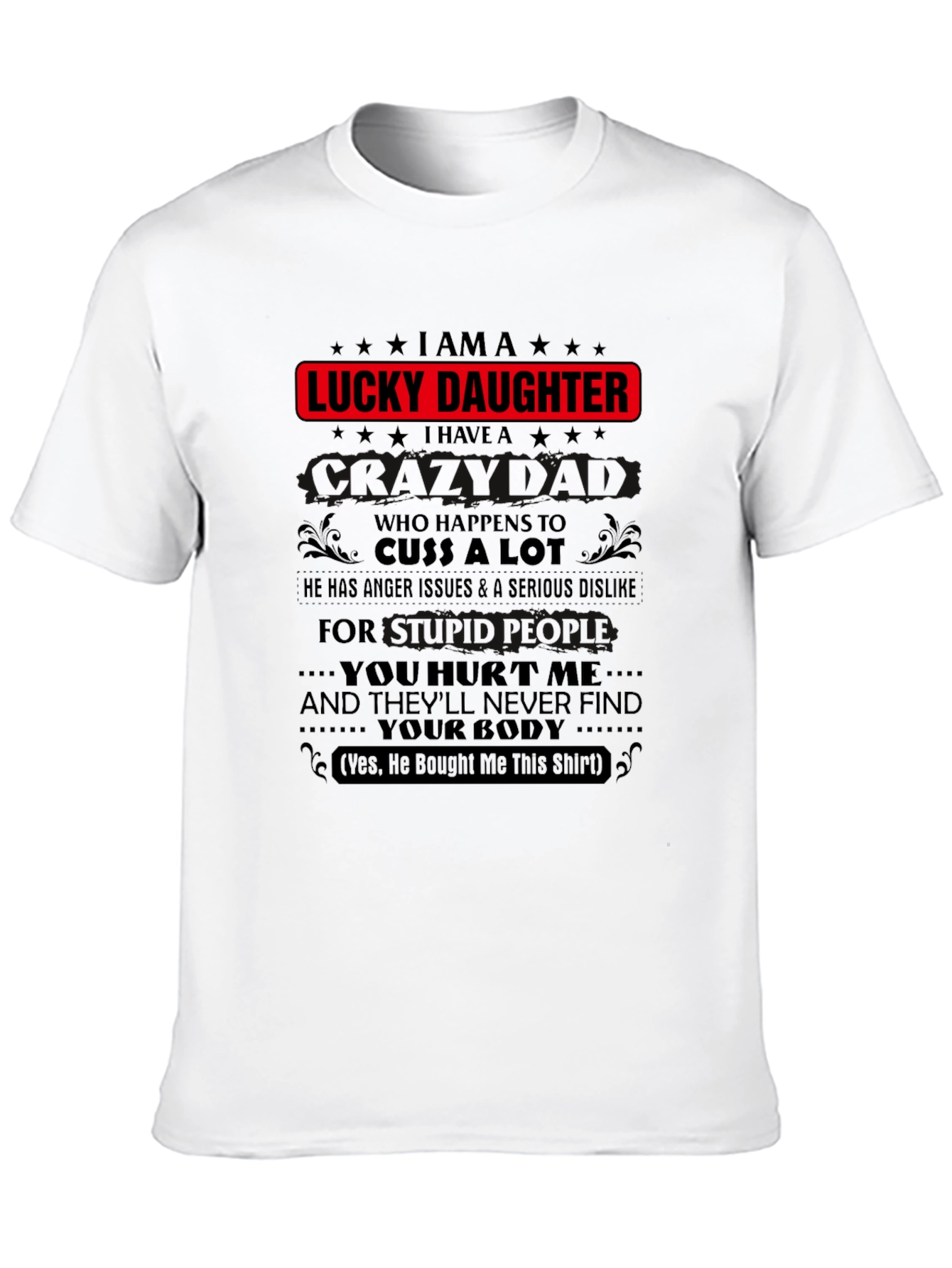 Lucky Daughter Graphic Tee - Black