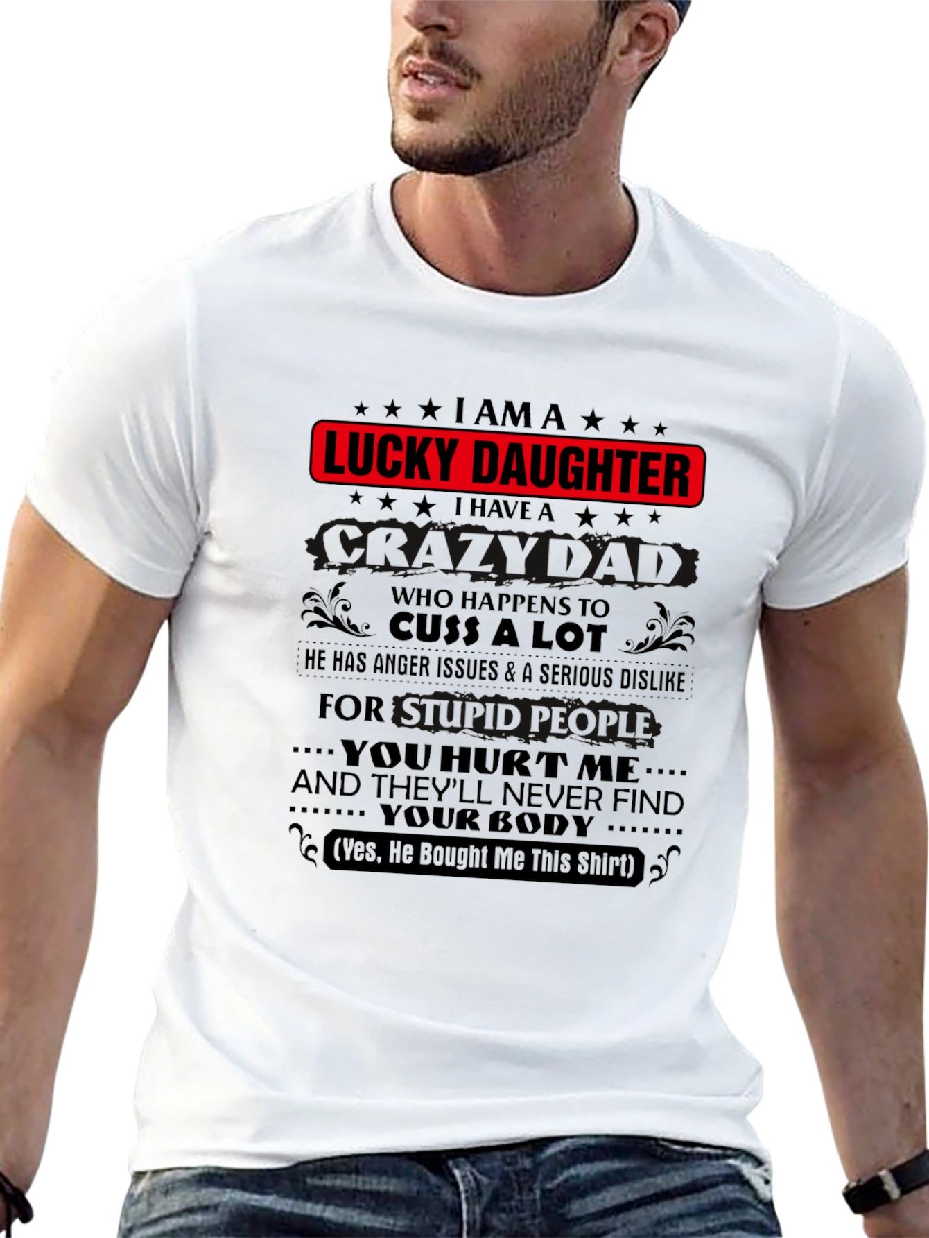 Lucky Daughter Graphic Tee - Black