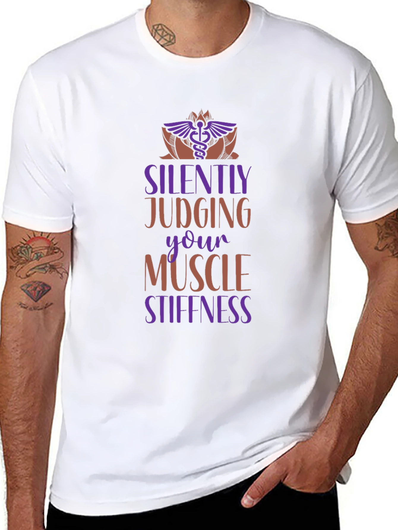 Muscle Stiffness T-Shirt - Judging You Silently
