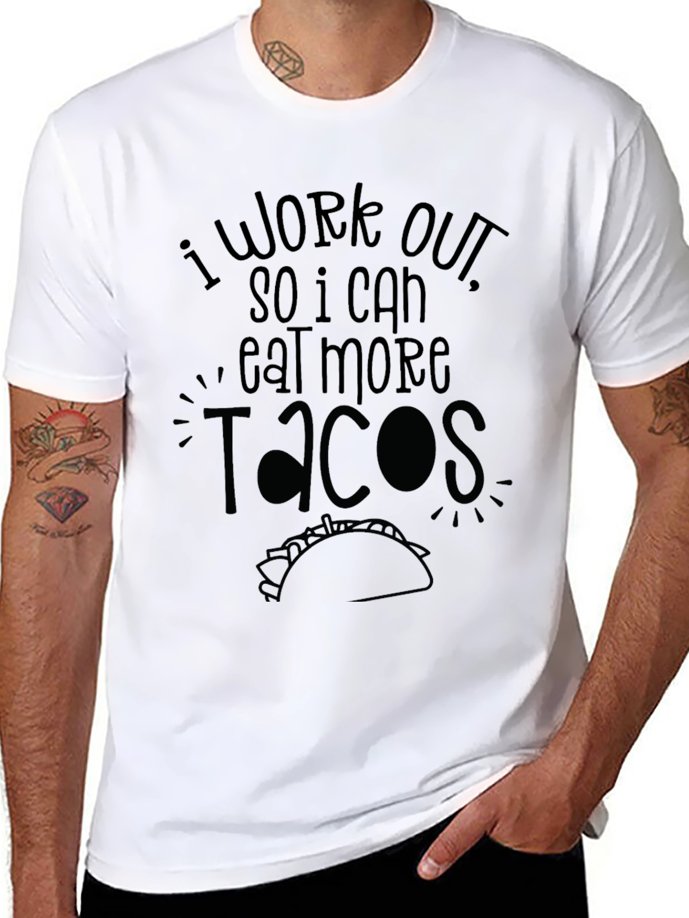 Funny Workout Taco T-Shirt
