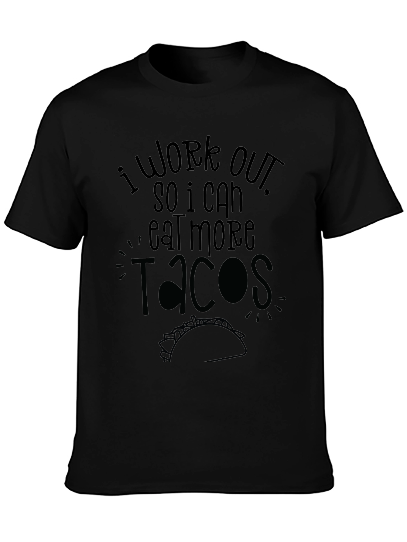 Funny Workout Taco T-Shirt