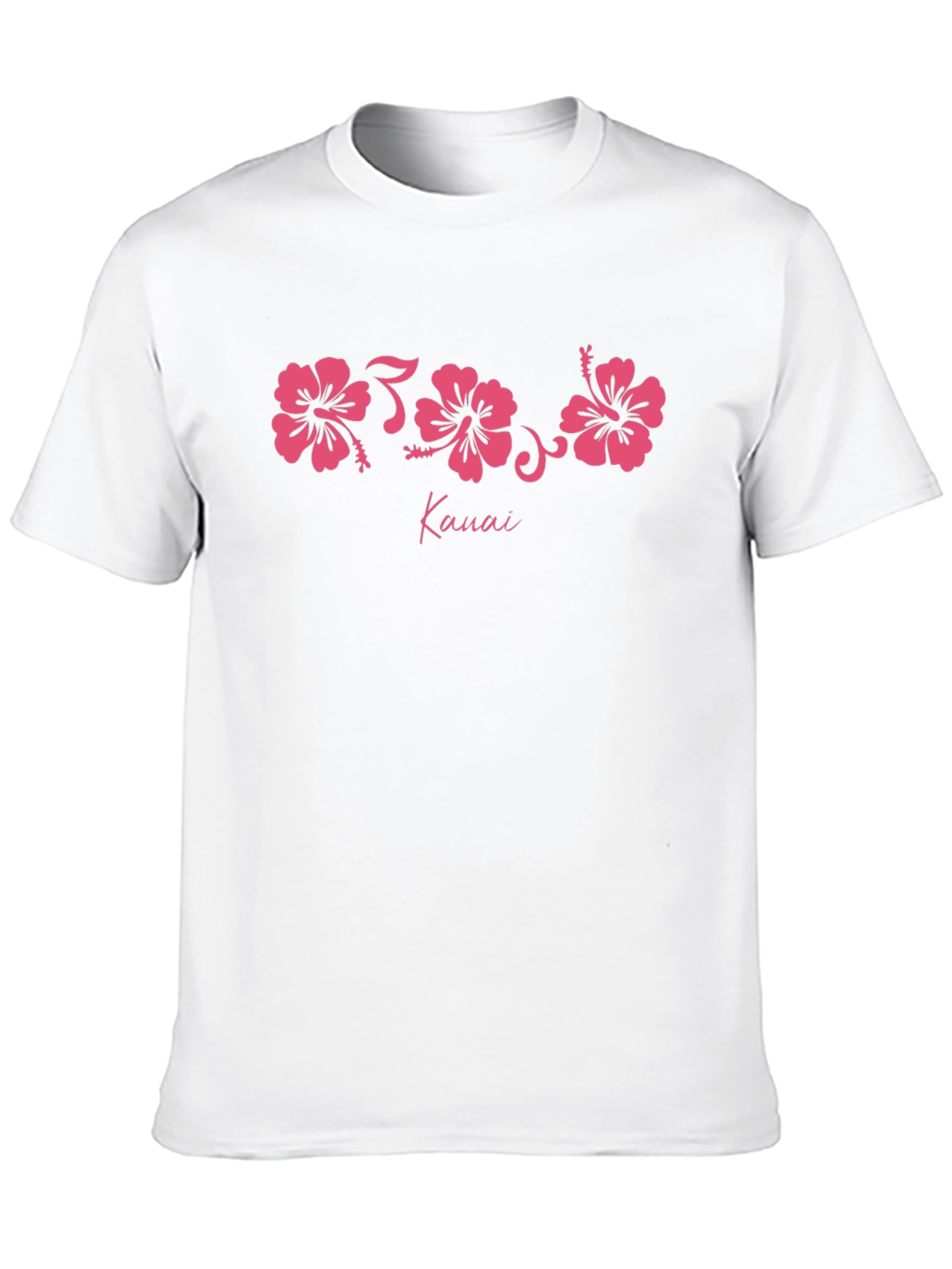 Kauai Hibiscus Black T-Shirt