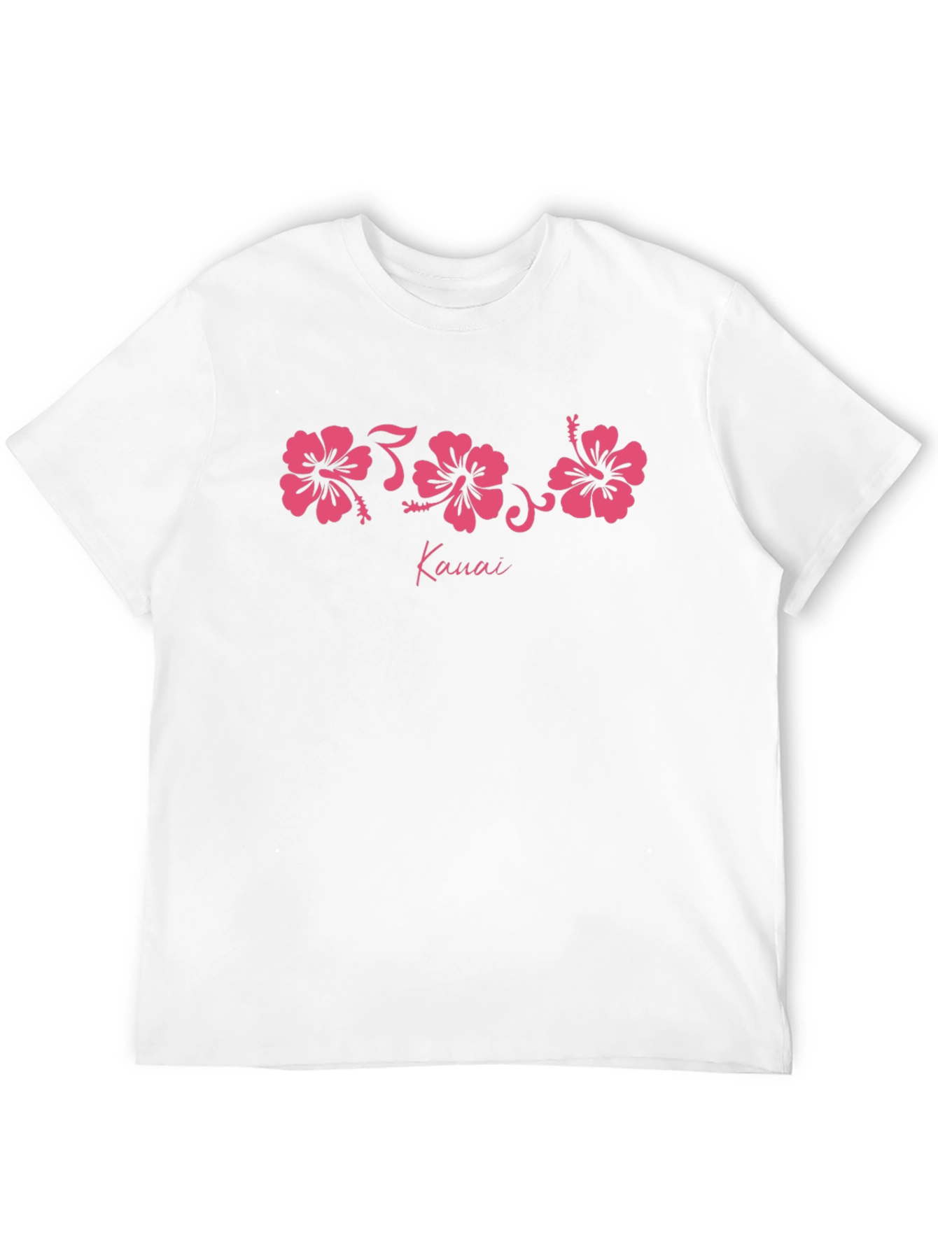 Kauai Hibiscus Black T-Shirt