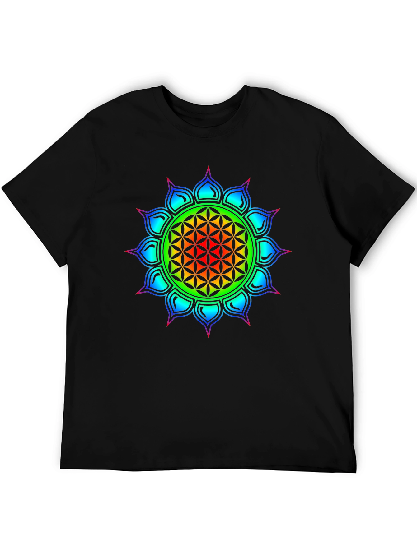 Flower of Life Mandala Graphic Tee