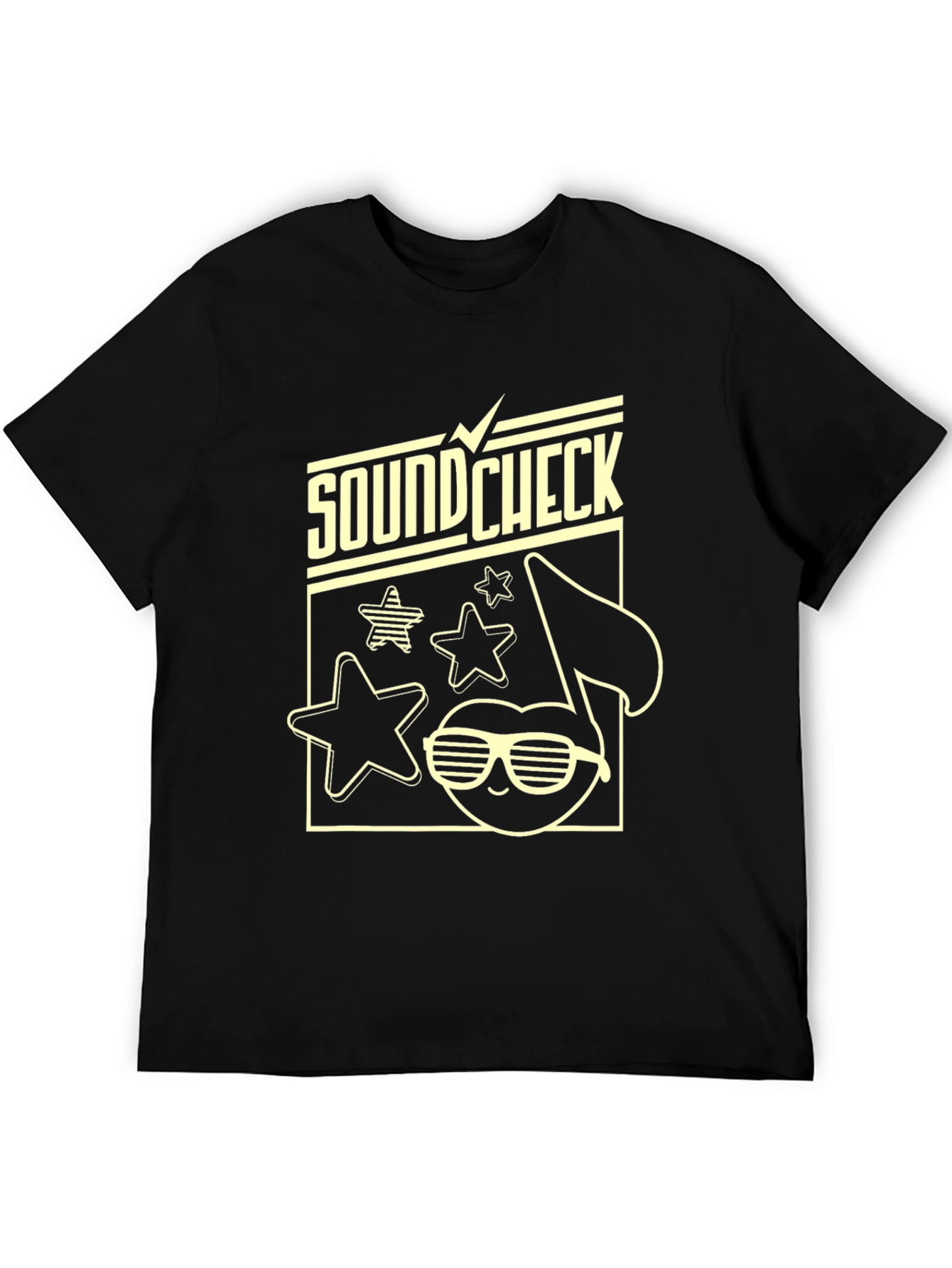 Soundcheck Graphic Tee - Black Cotton Blend