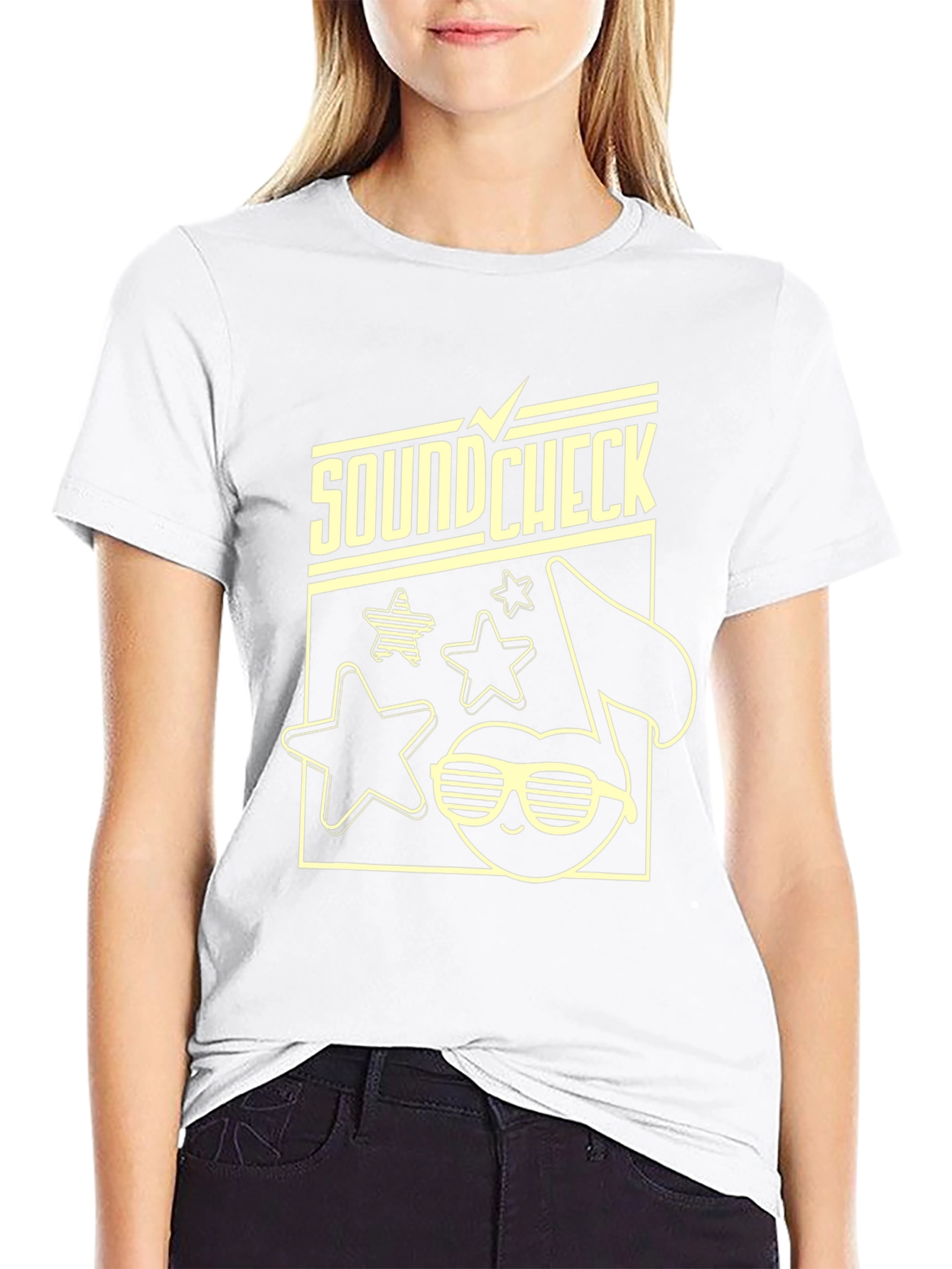 Soundcheck Graphic Tee - Black Cotton Blend
