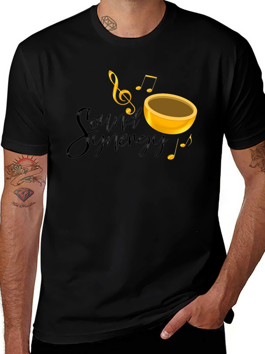 Sound Synergy Black Graphic Tee