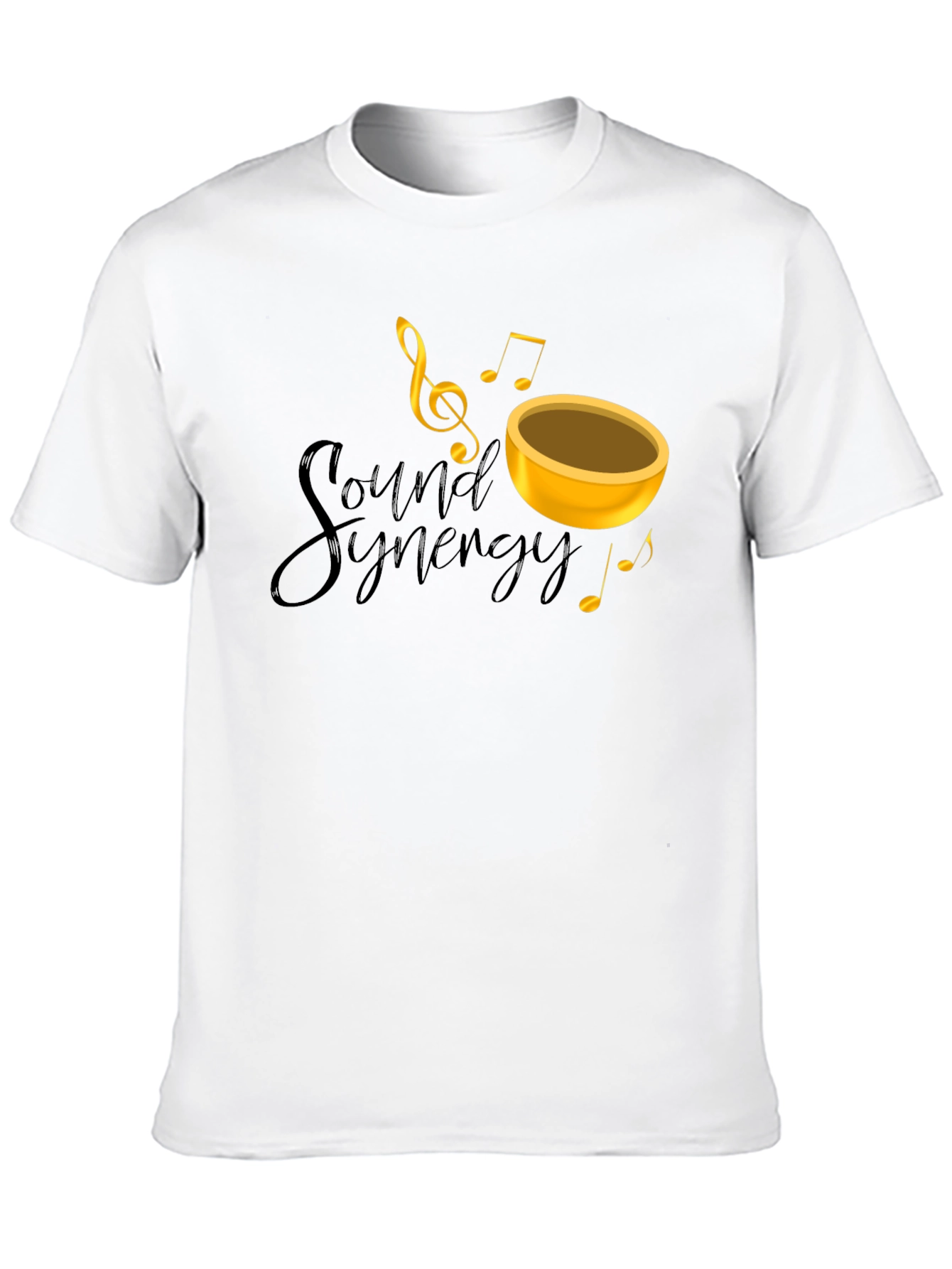 Sound Synergy Black Graphic Tee