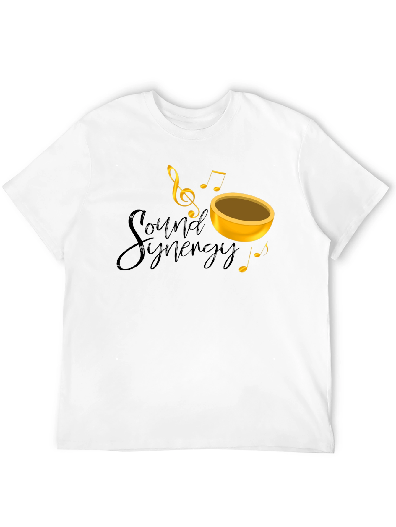 Sound Synergy Black Graphic Tee