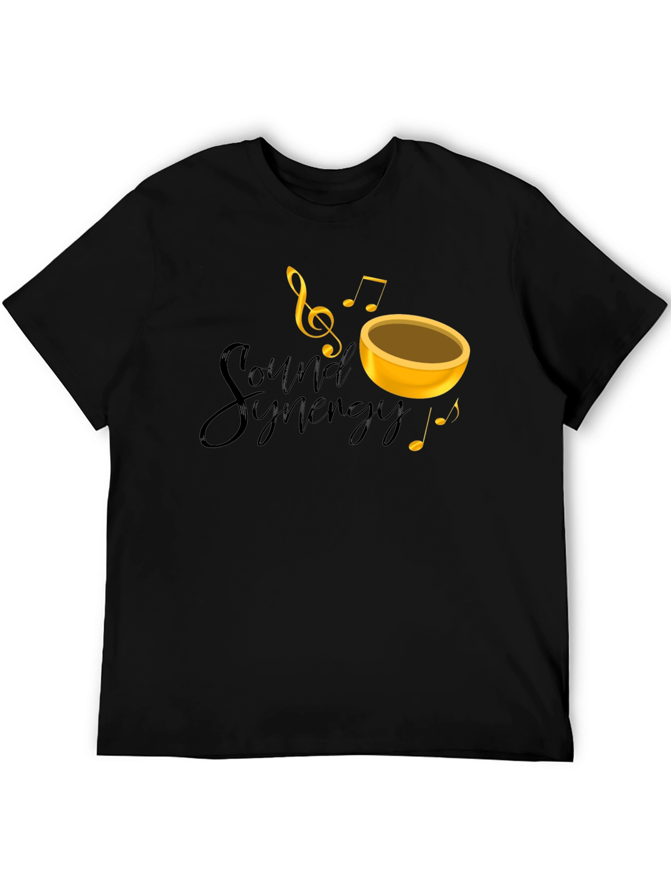 Sound Synergy Black Graphic Tee