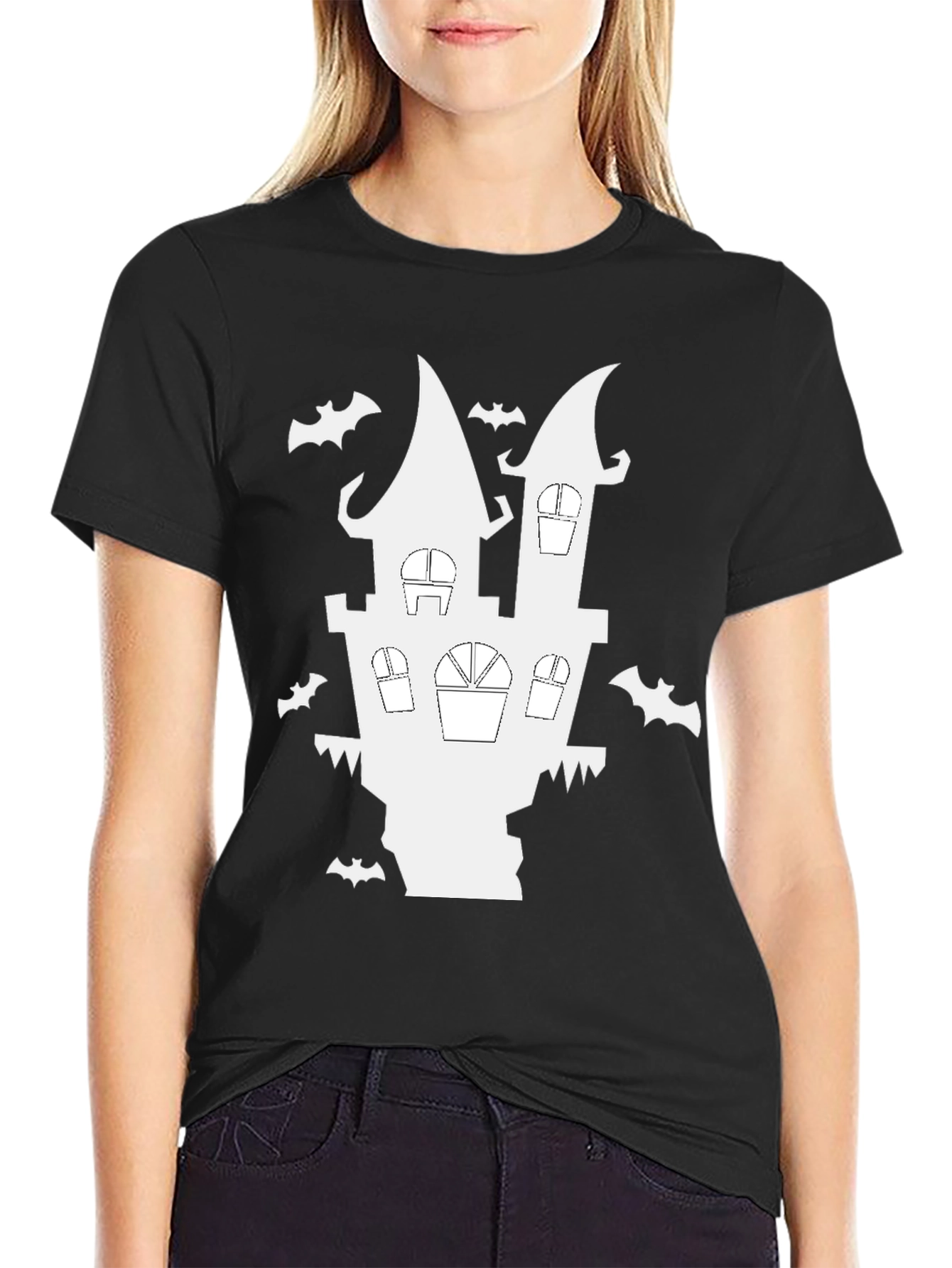 Spooky Halloween Castle T-Shirt