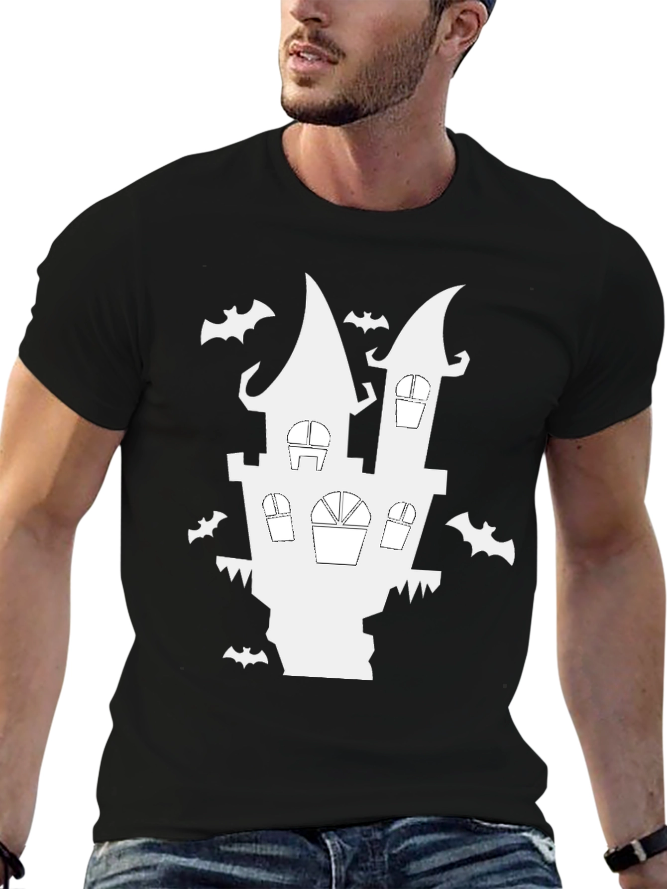 Spooky Halloween Castle T-Shirt