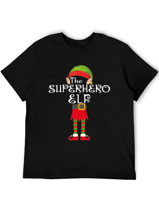 The Superhero Elf T-Shirt - Holiday Fun
