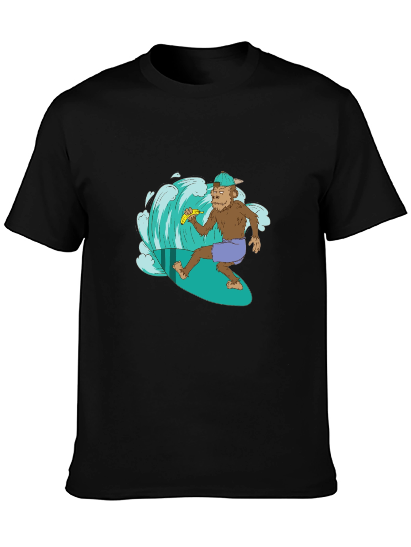 Surfing Monkey Graphic T-Shirt