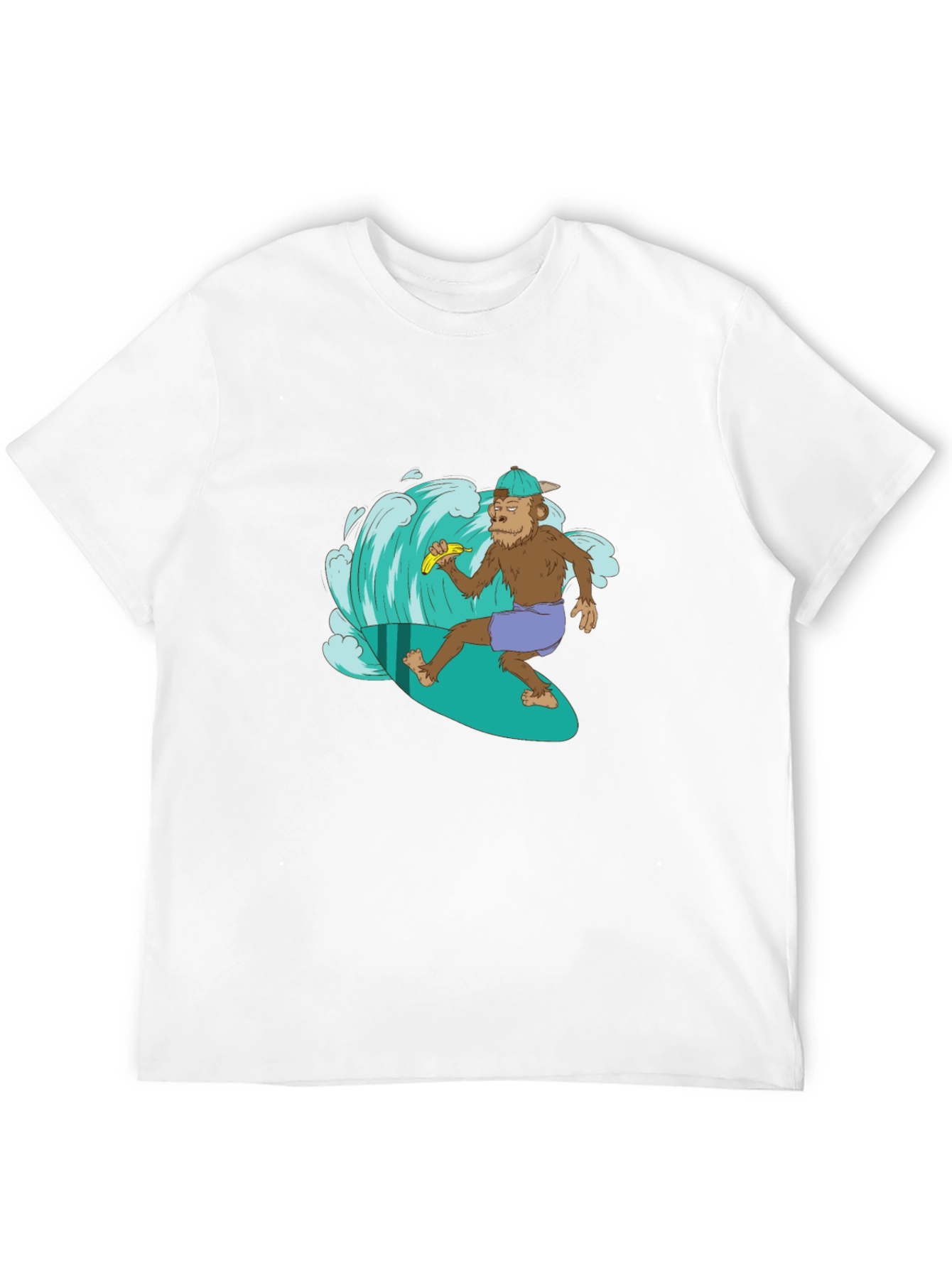 Surfing Monkey Graphic T-Shirt