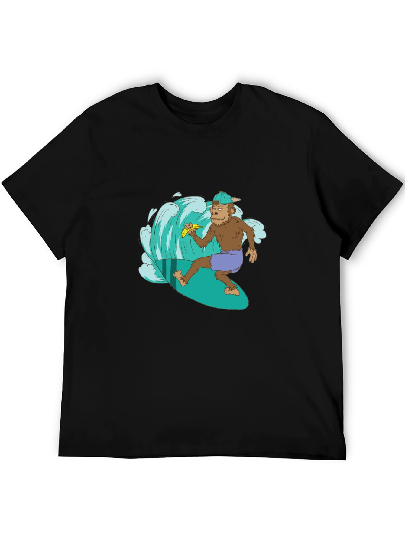 Surfing Monkey Graphic T-Shirt