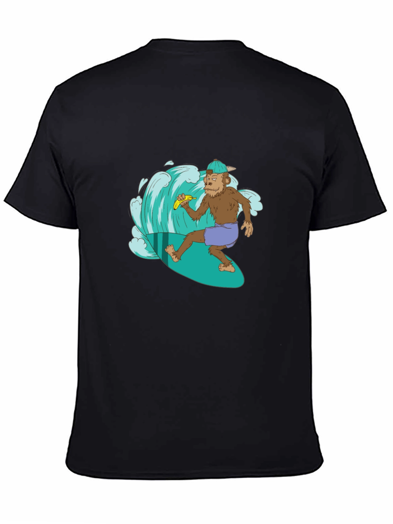 Surfing Monkey Graphic T-Shirt