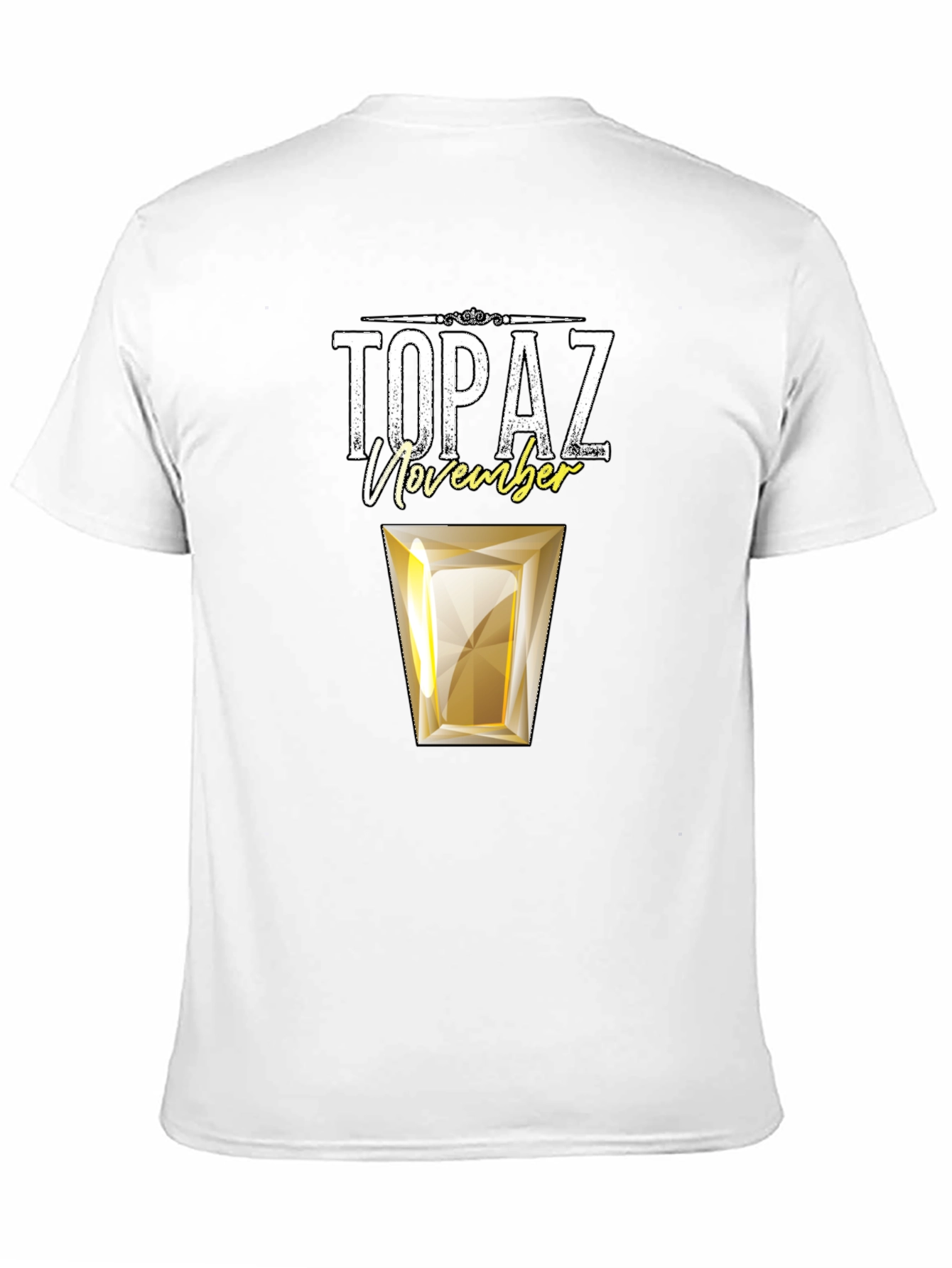 Topaz November Birthstone Graphic T-Shirt