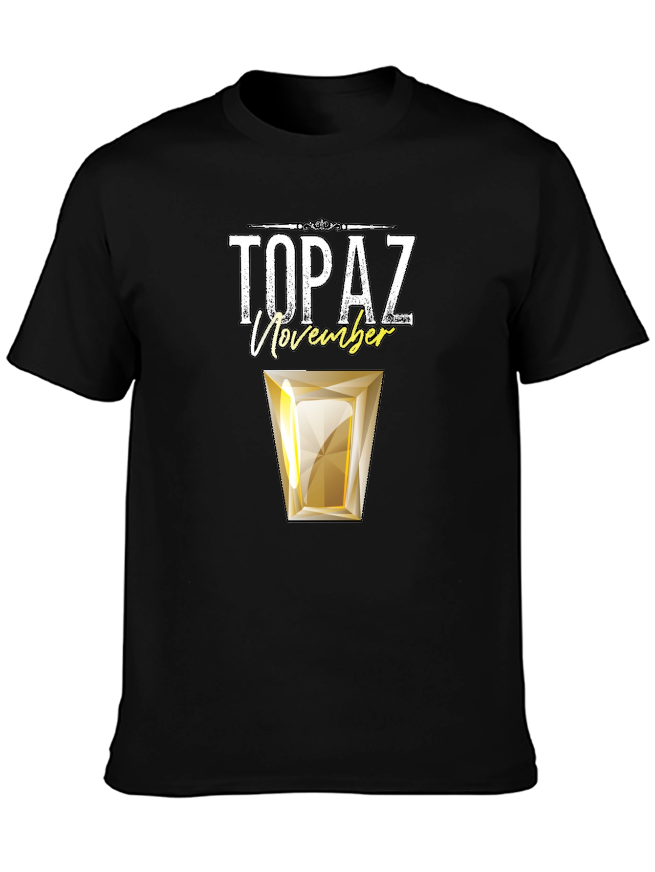 Topaz November Birthstone Graphic T-Shirt