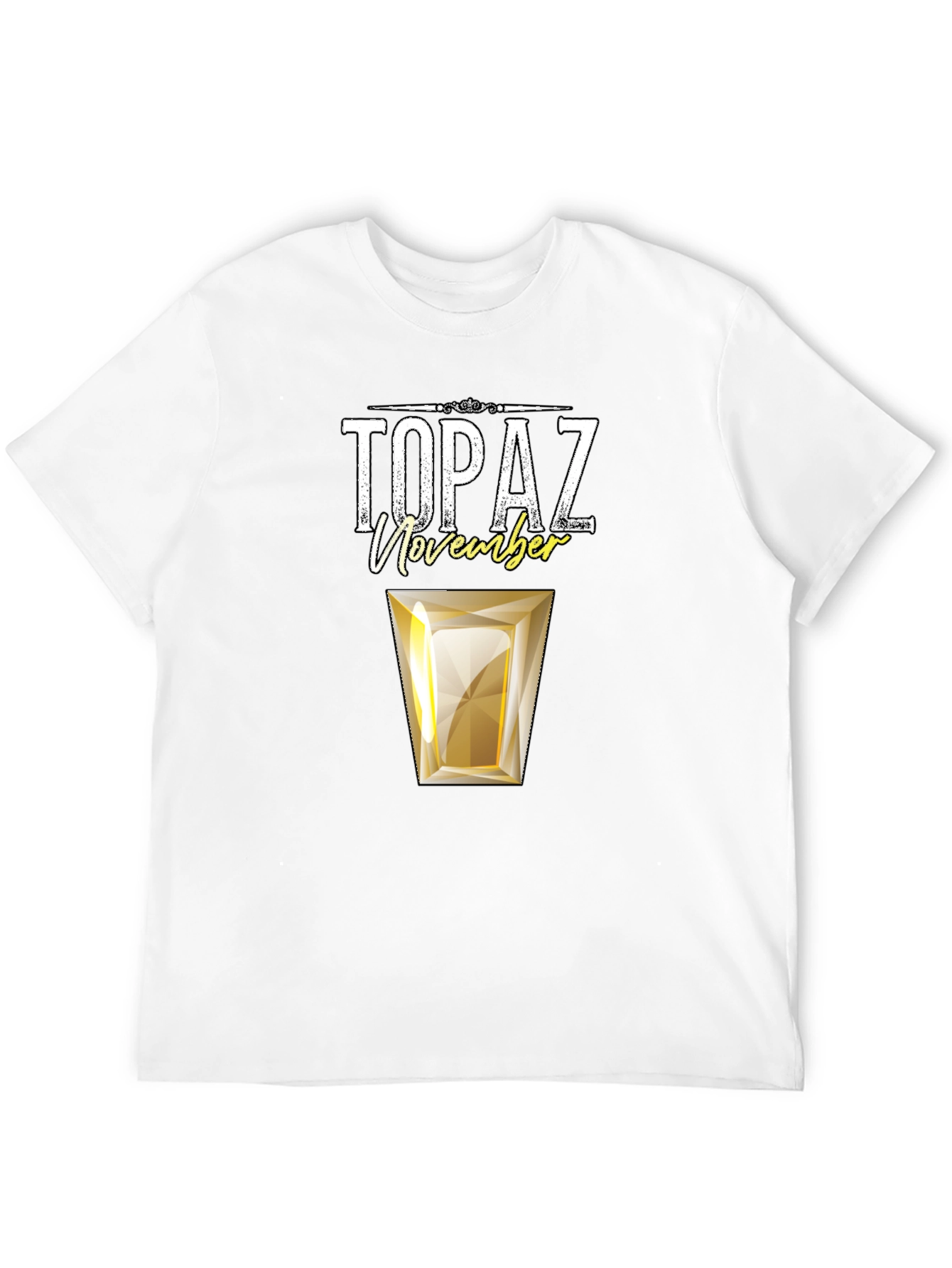 Topaz November Birthstone Graphic T-Shirt