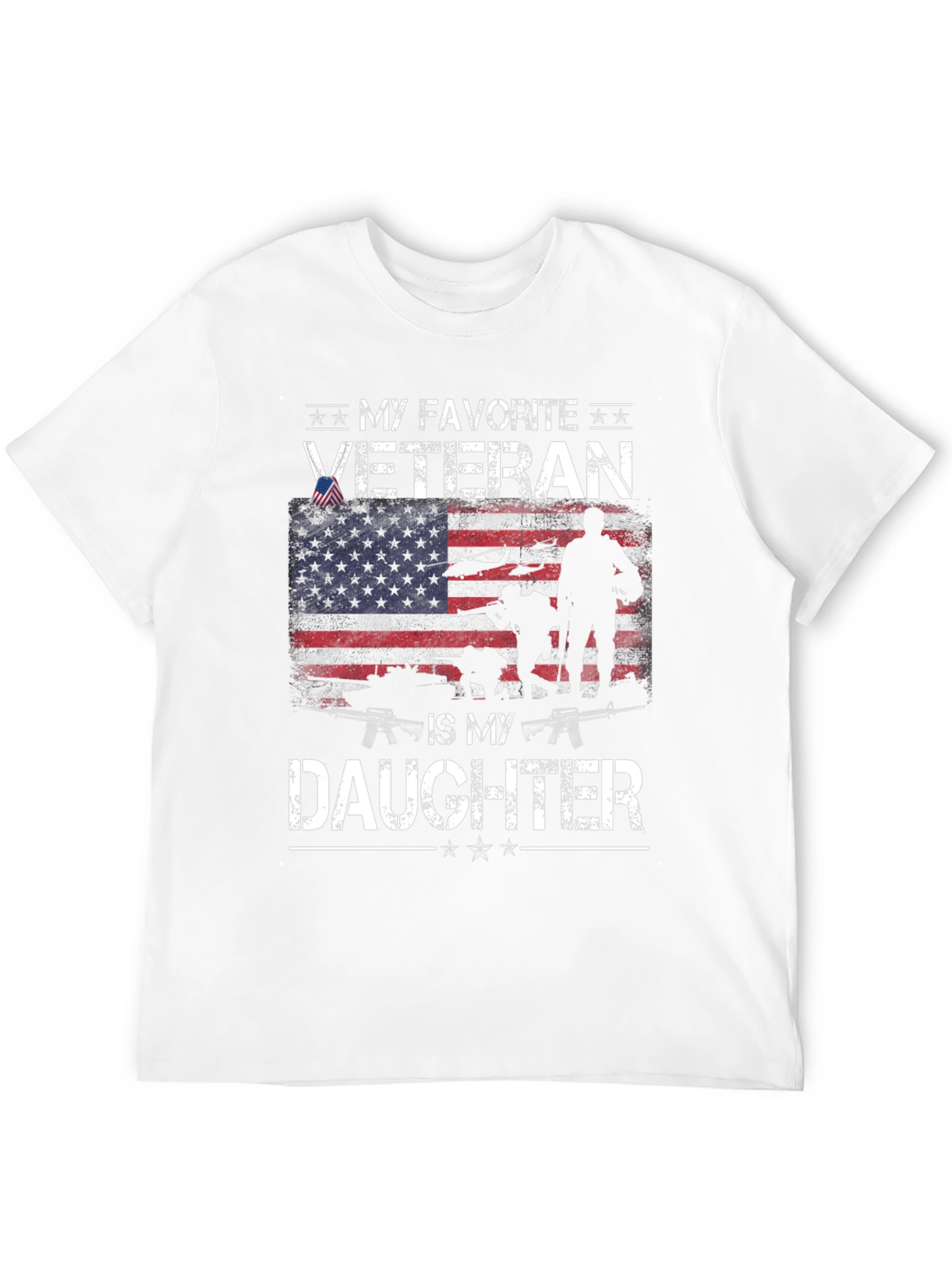 My Favorite Veteran Is My Daughter T-Shirt
