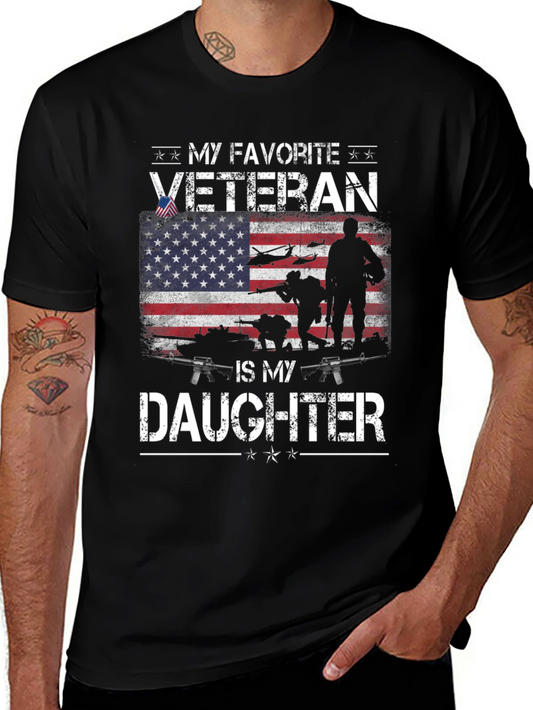 My Favorite Veteran Is My Daughter T-Shirt