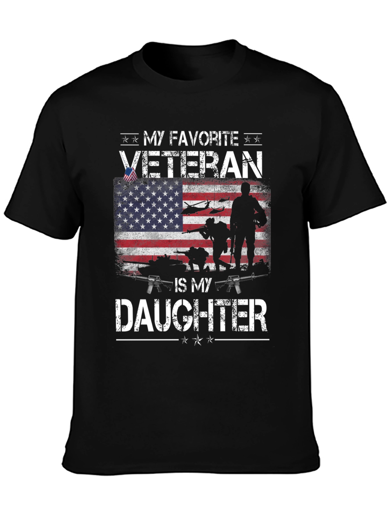 My Favorite Veteran Is My Daughter T-Shirt