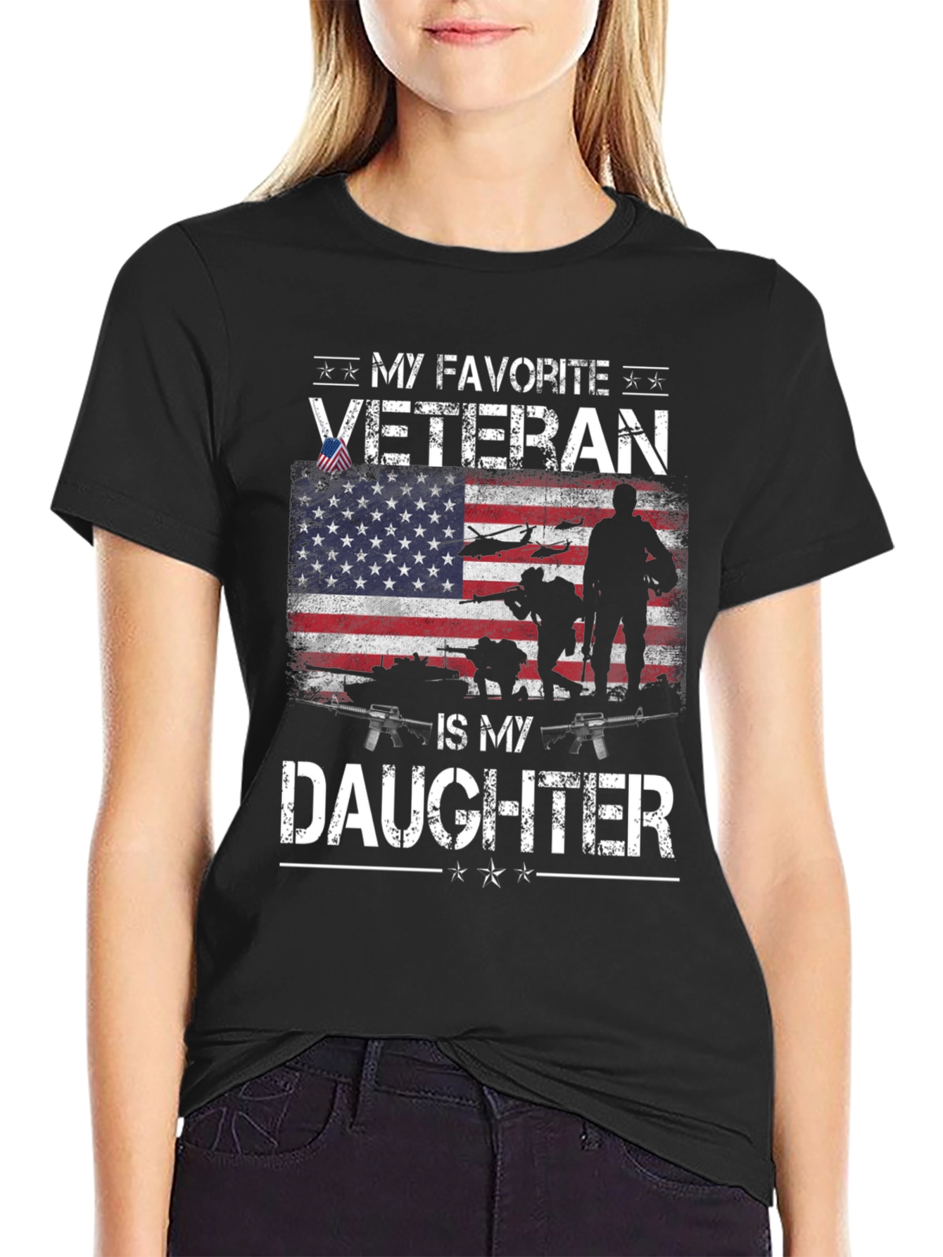 My Favorite Veteran Is My Daughter T-Shirt