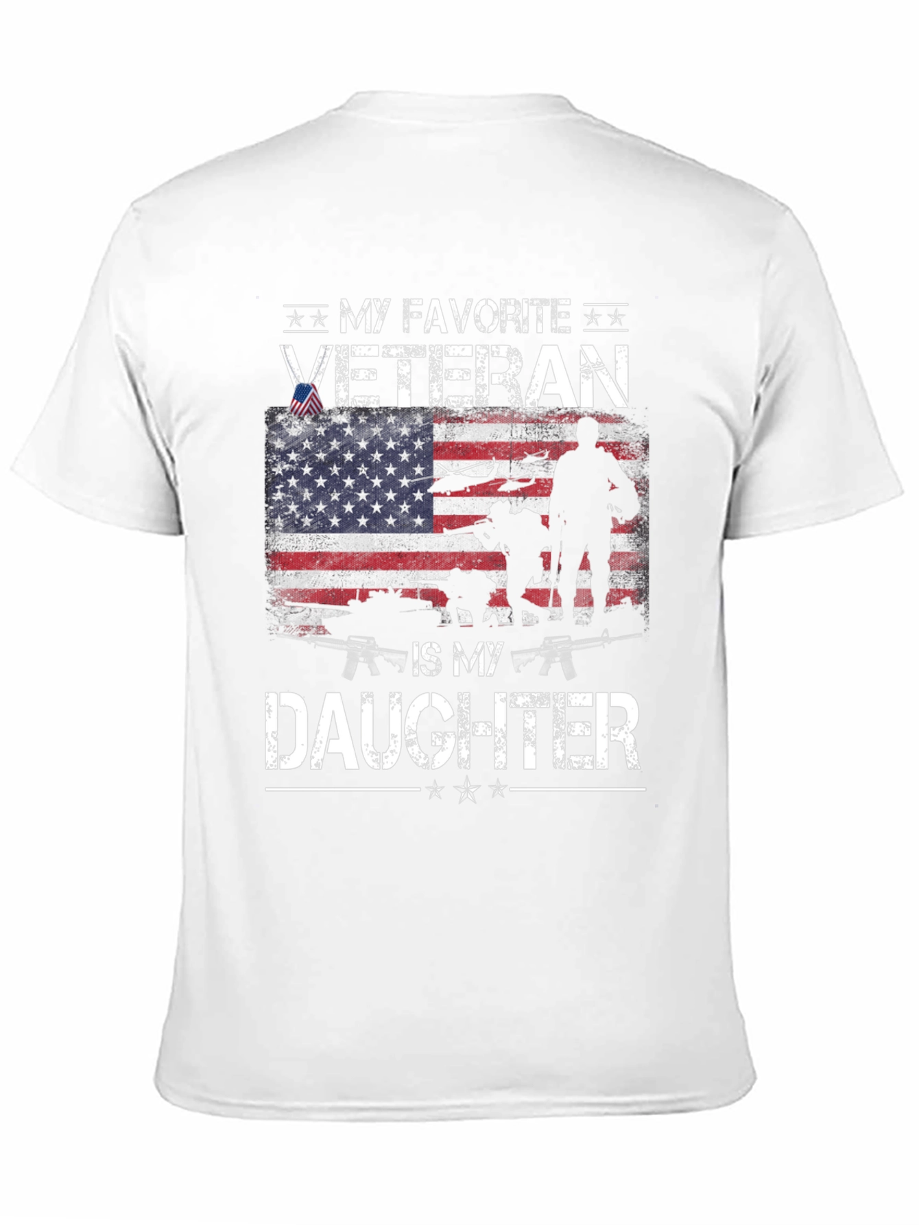 My Favorite Veteran Is My Daughter T-Shirt